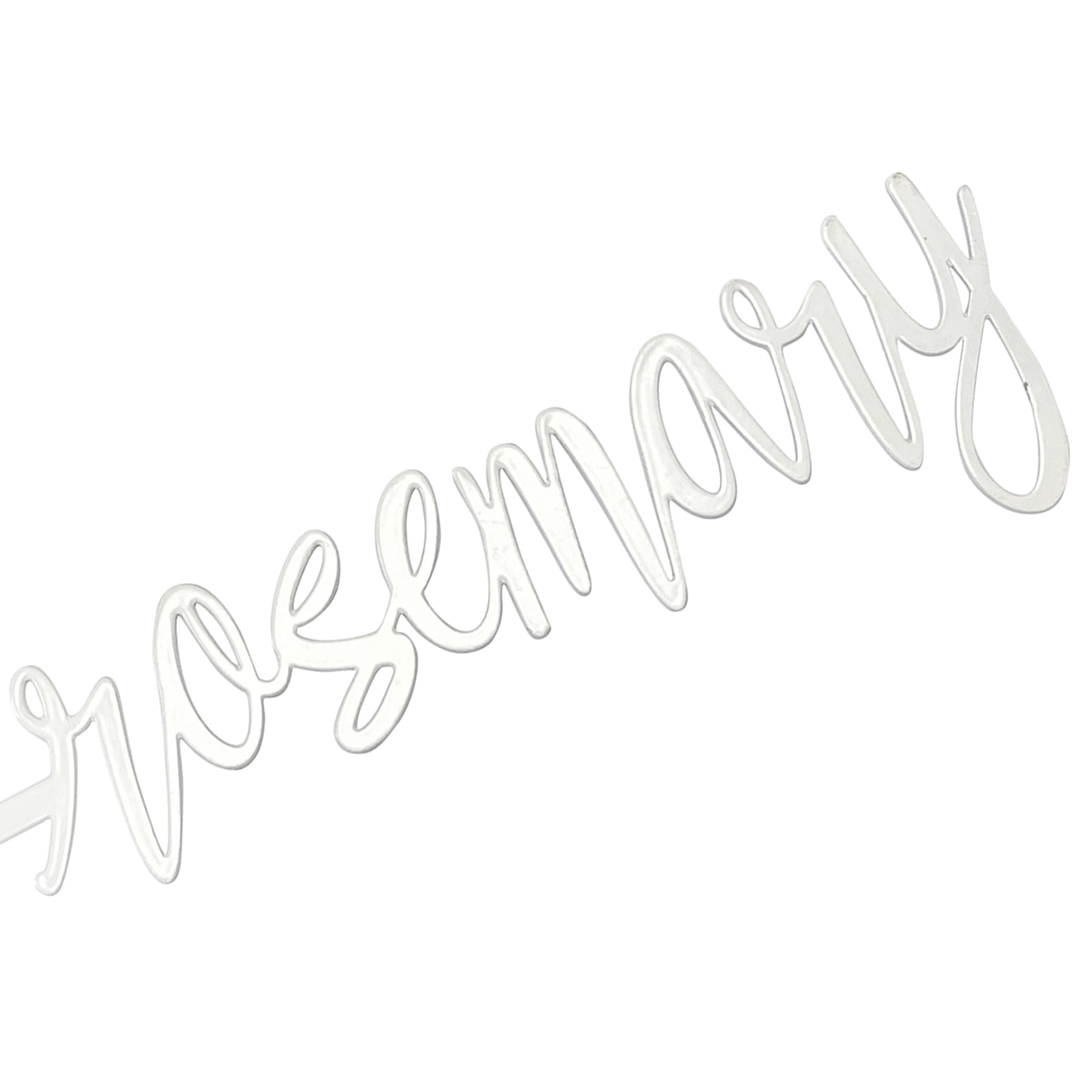 Honeybloom Rosemary Metal Herb Marker, 10"