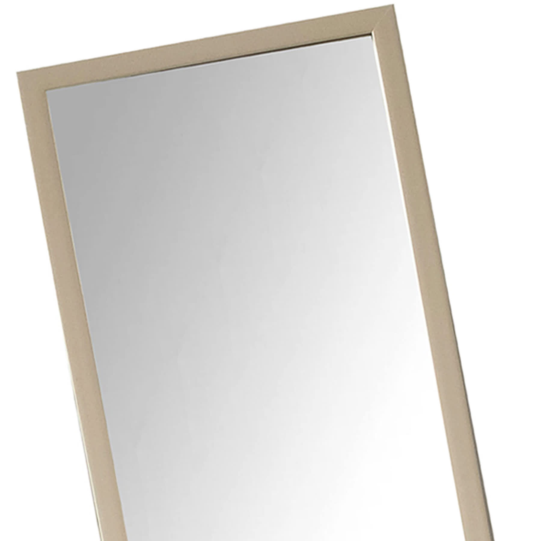 Ivory Basic Leaner Mirror, 14x50