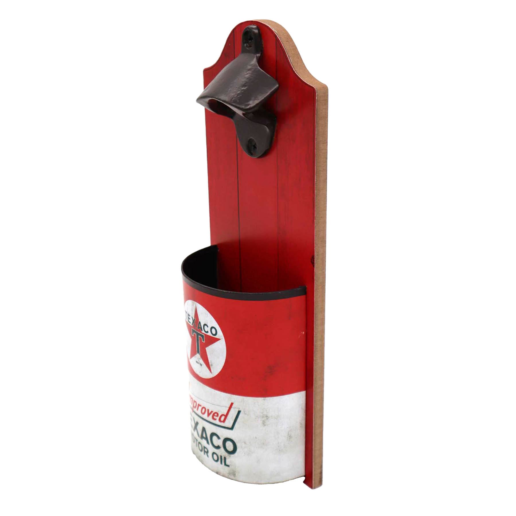 Motor Oil Bottle Opener Wall Art, 4x11