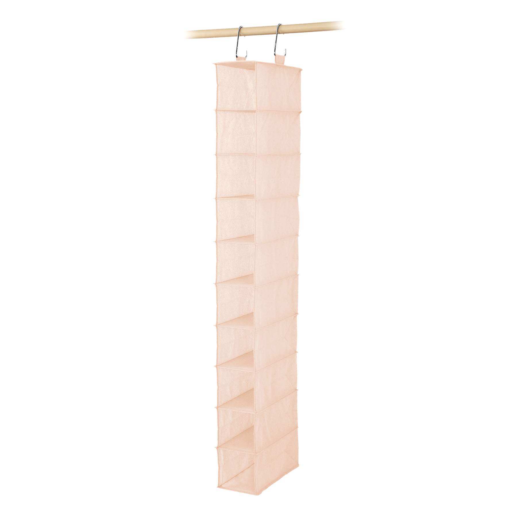 10-Piece Hanging Organizer Set, White Smoke