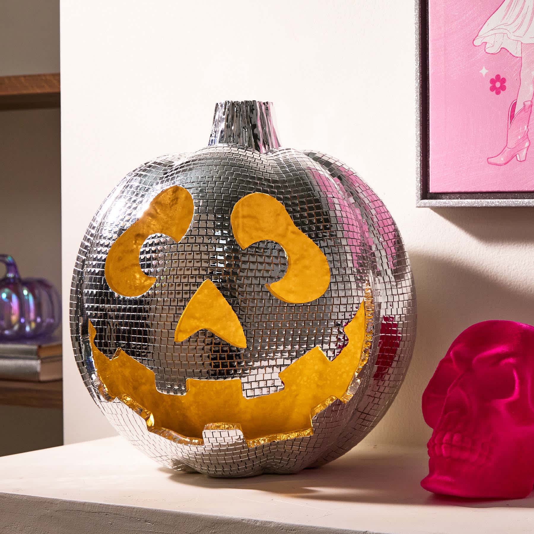 Hey Boo! LED Jack-o'-Lantern, 13.6"