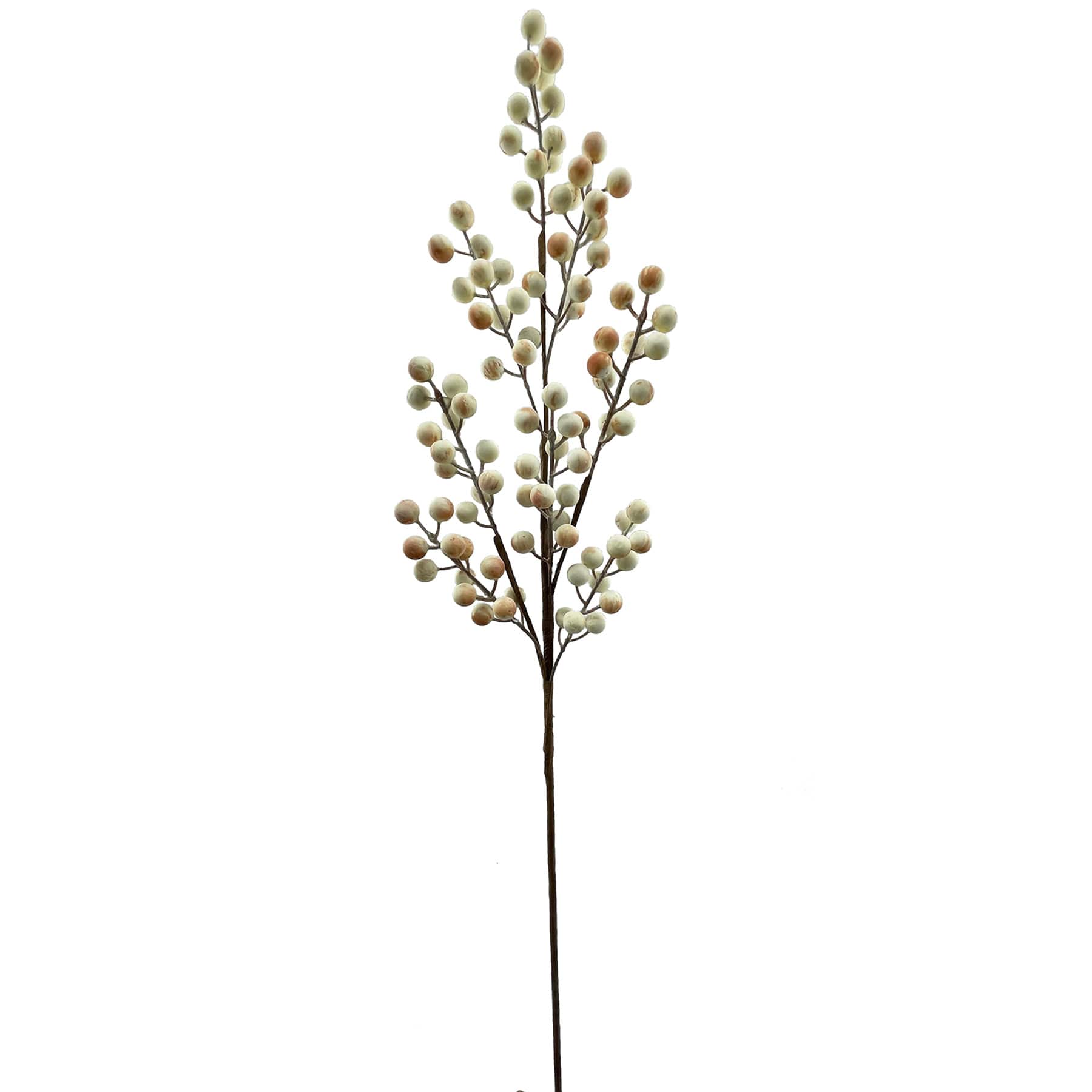Cream Berries Stem, 30.5"