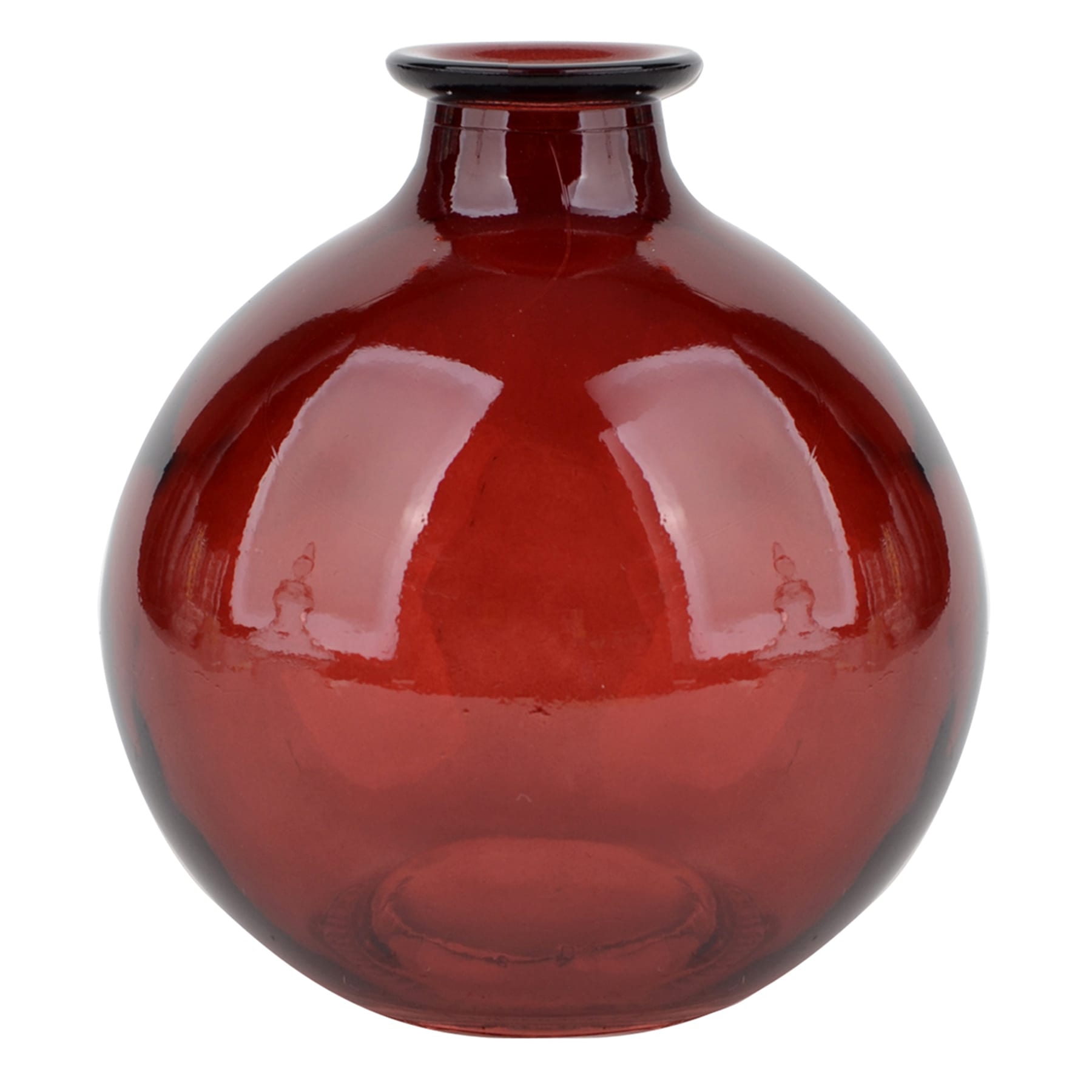 Red Glass Bud Vase, 5"