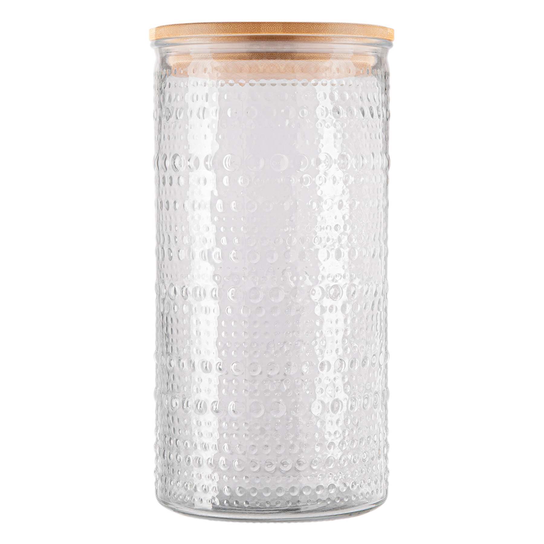 Halo Clear Canister with Bamboo Lid, 69oz