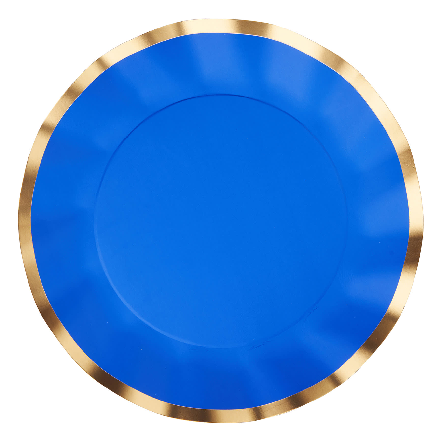 8-Count Blue Wavy Everyday Dinner Plates