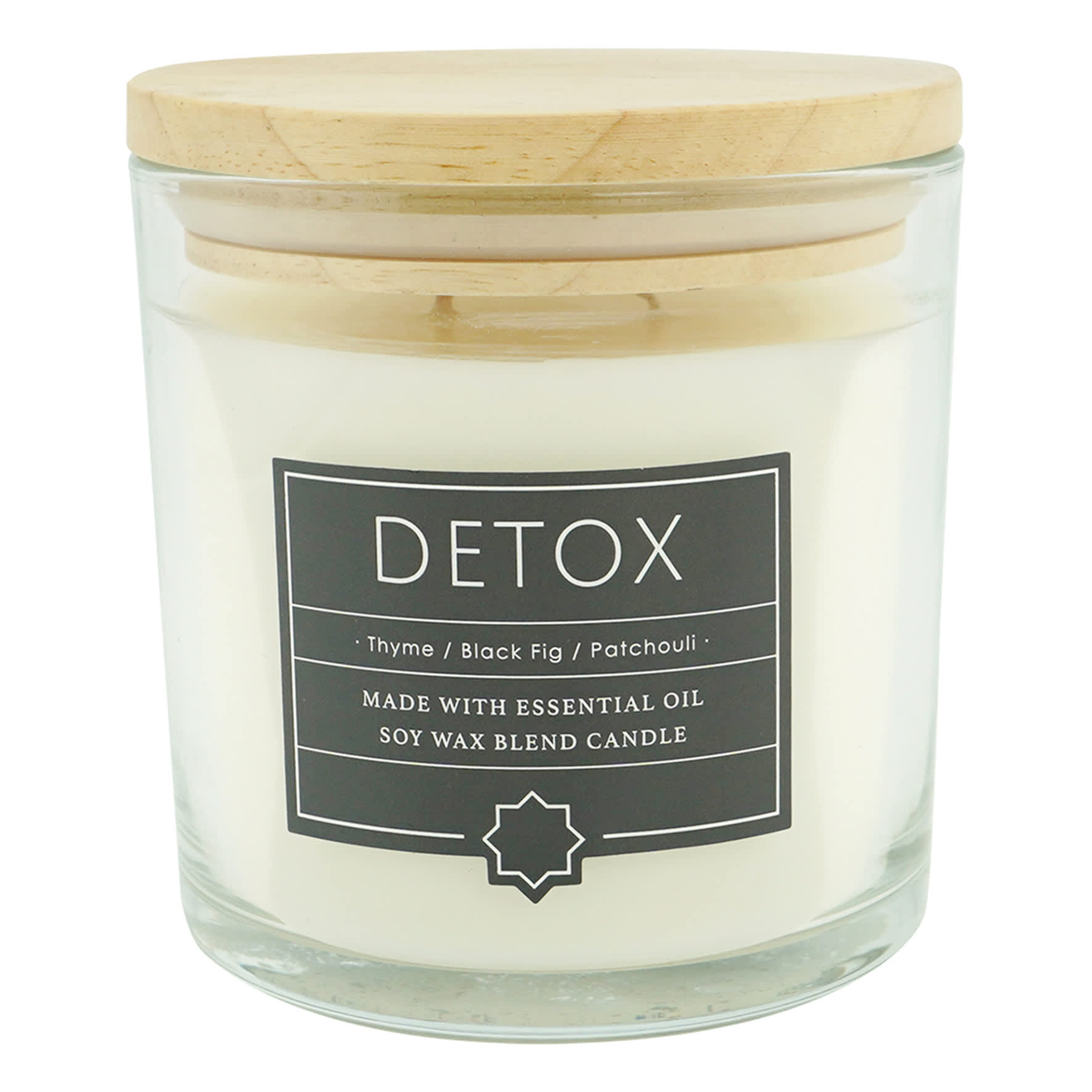 Found & Fable Detox Scented Glass Jar Candle, 13oz
