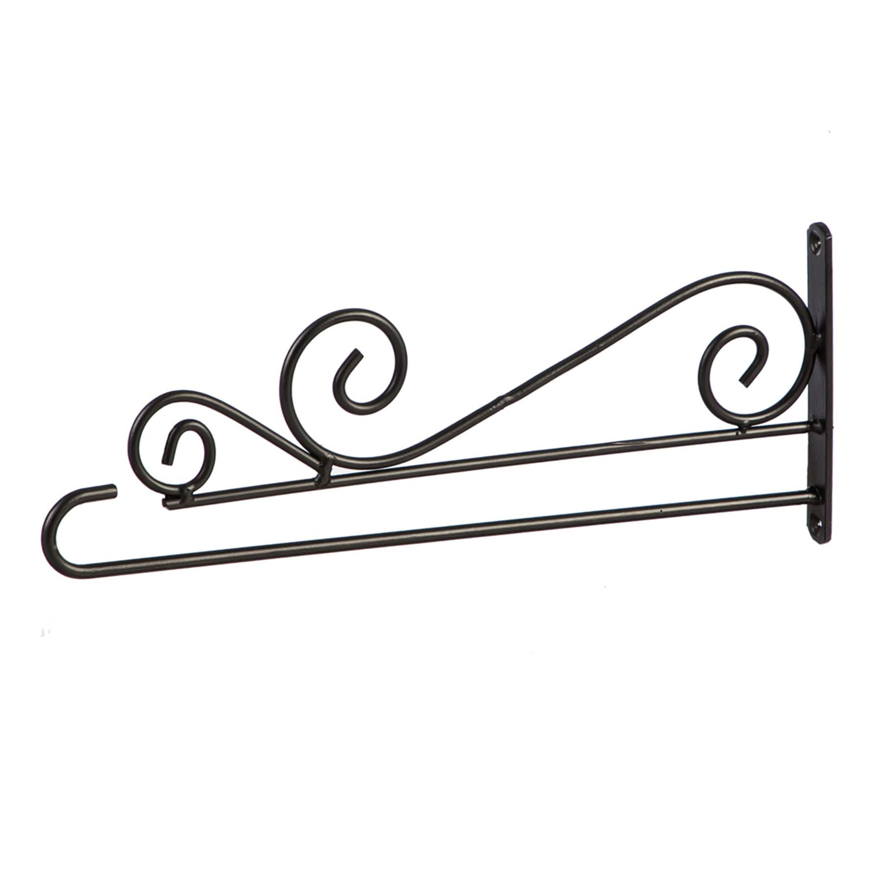 Swirl Wall-Mount Garden Flag Hanger