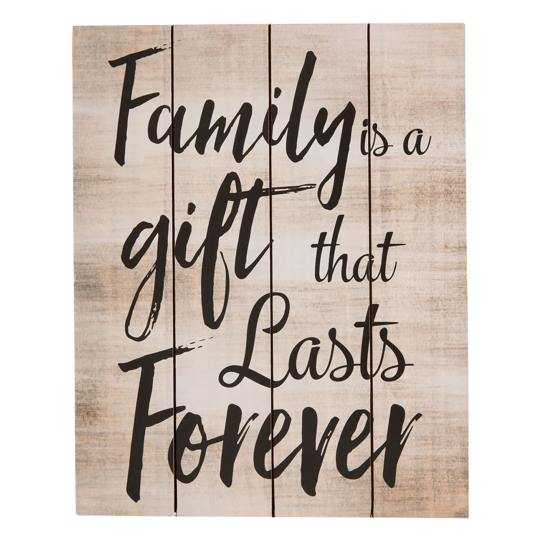 Family Is A Gift That Lasts Forever Block Sign, 8x10