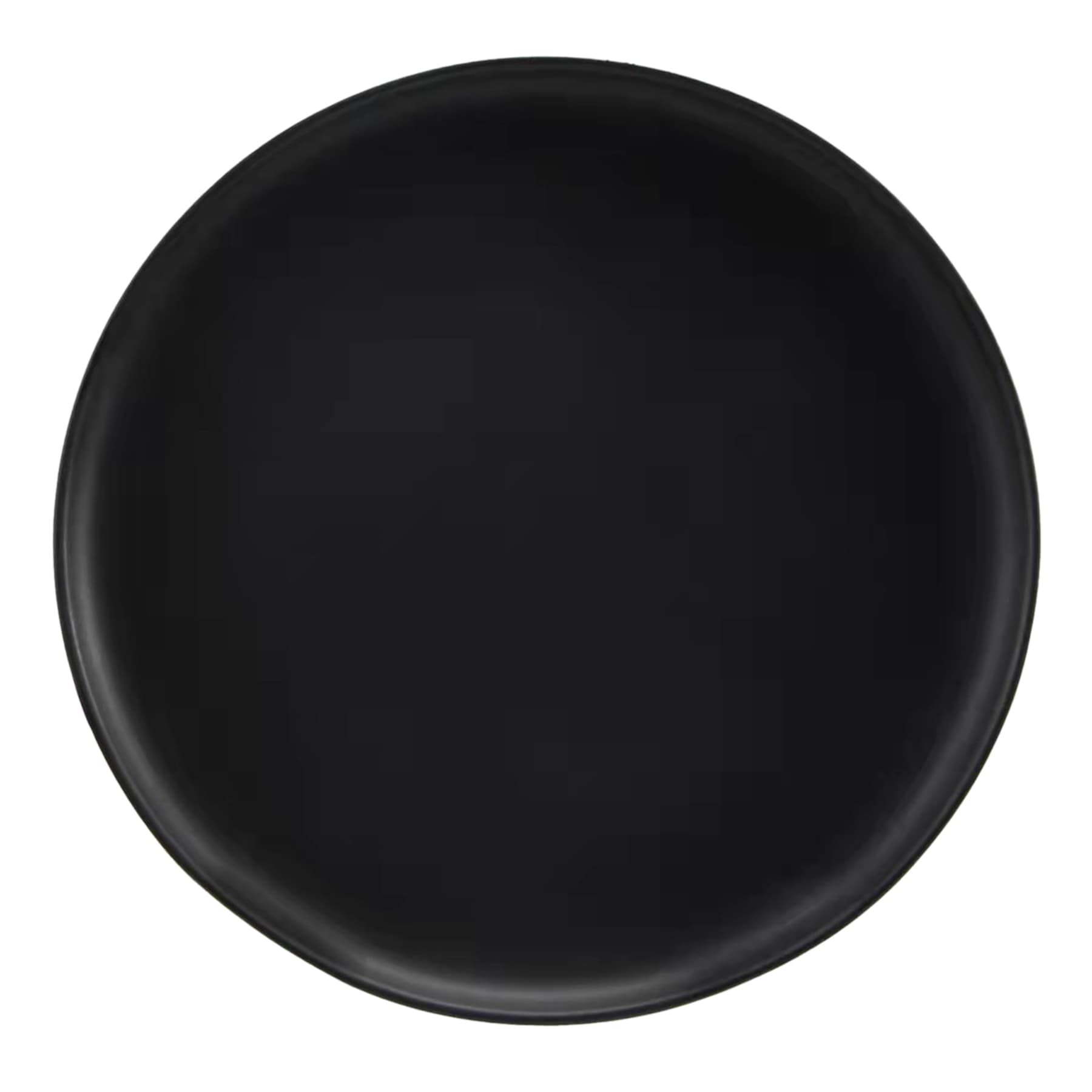 Laila Ali Black Ceramic Dinner Plate