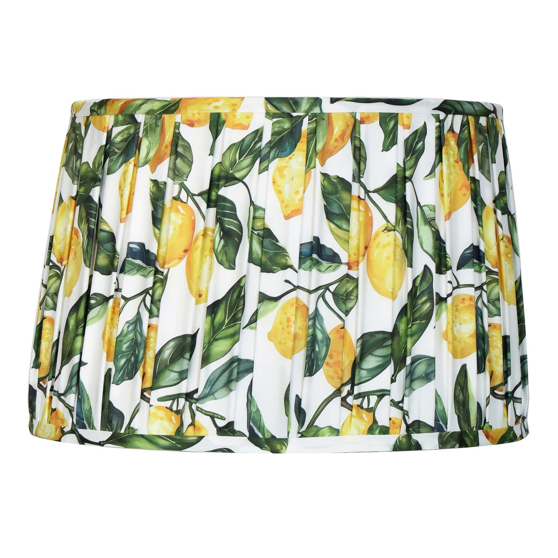 Lemon Pleated Medium Lamp Shade, 13x15x10