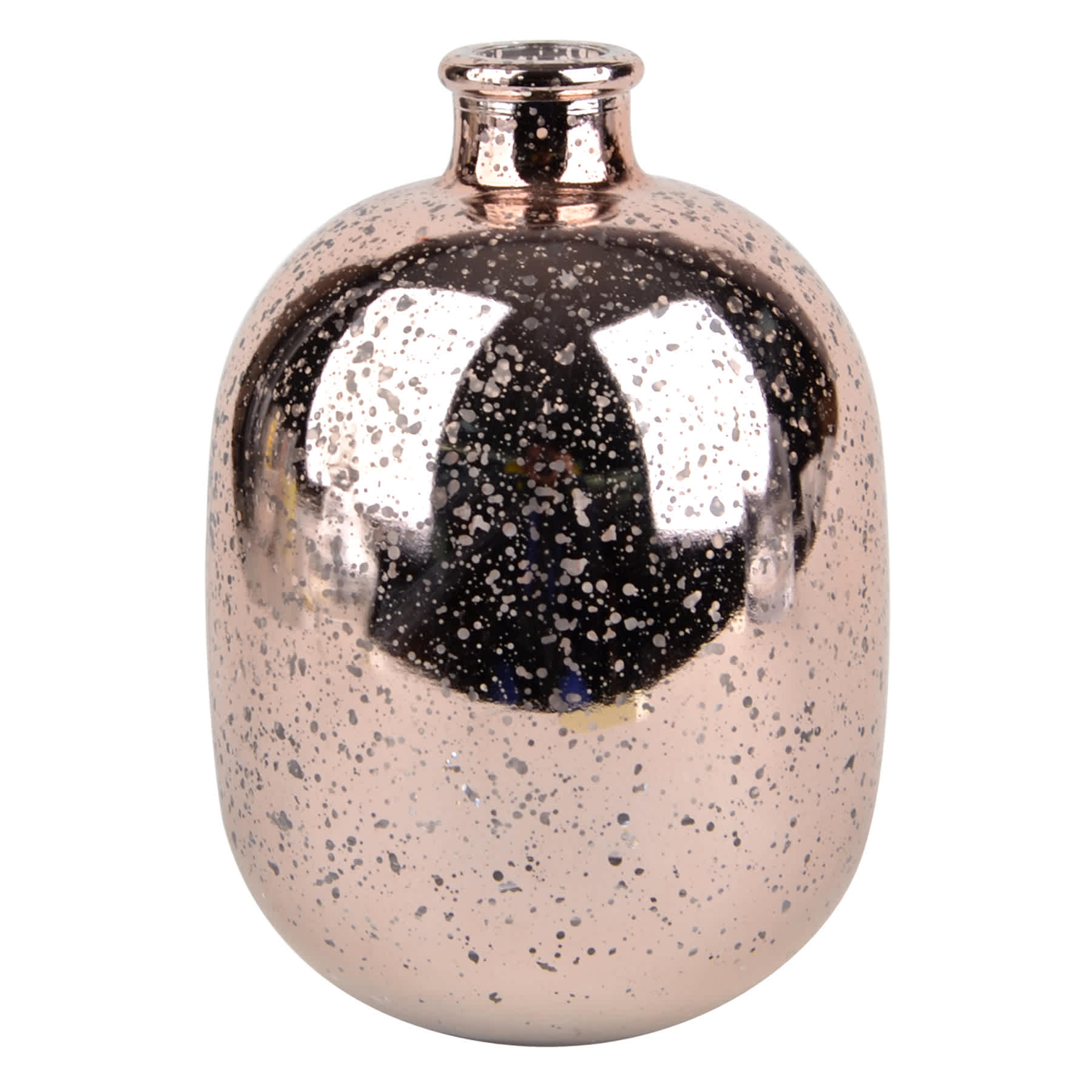 Pink Mercury Glass Bud Vase, 5.5"