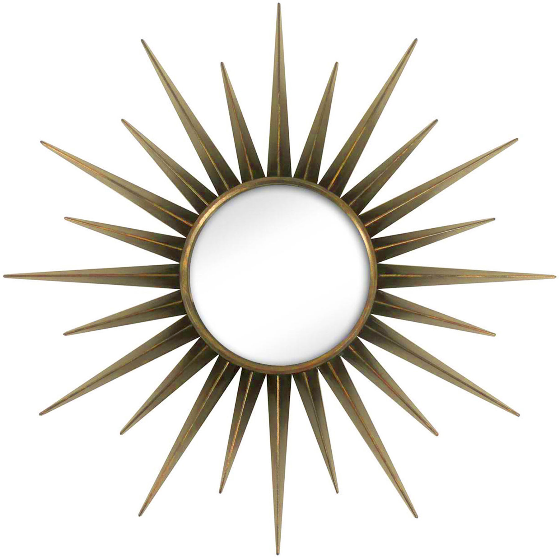 Starburst Round Wall Mirror, 17"