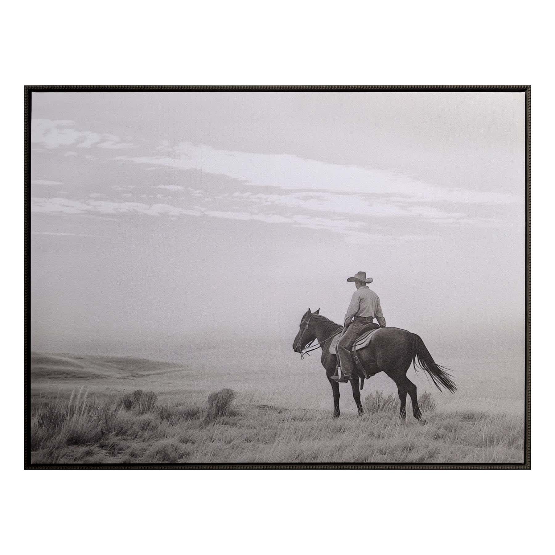 Cowboy Go Adventure Canvas Wall Art, 28x22