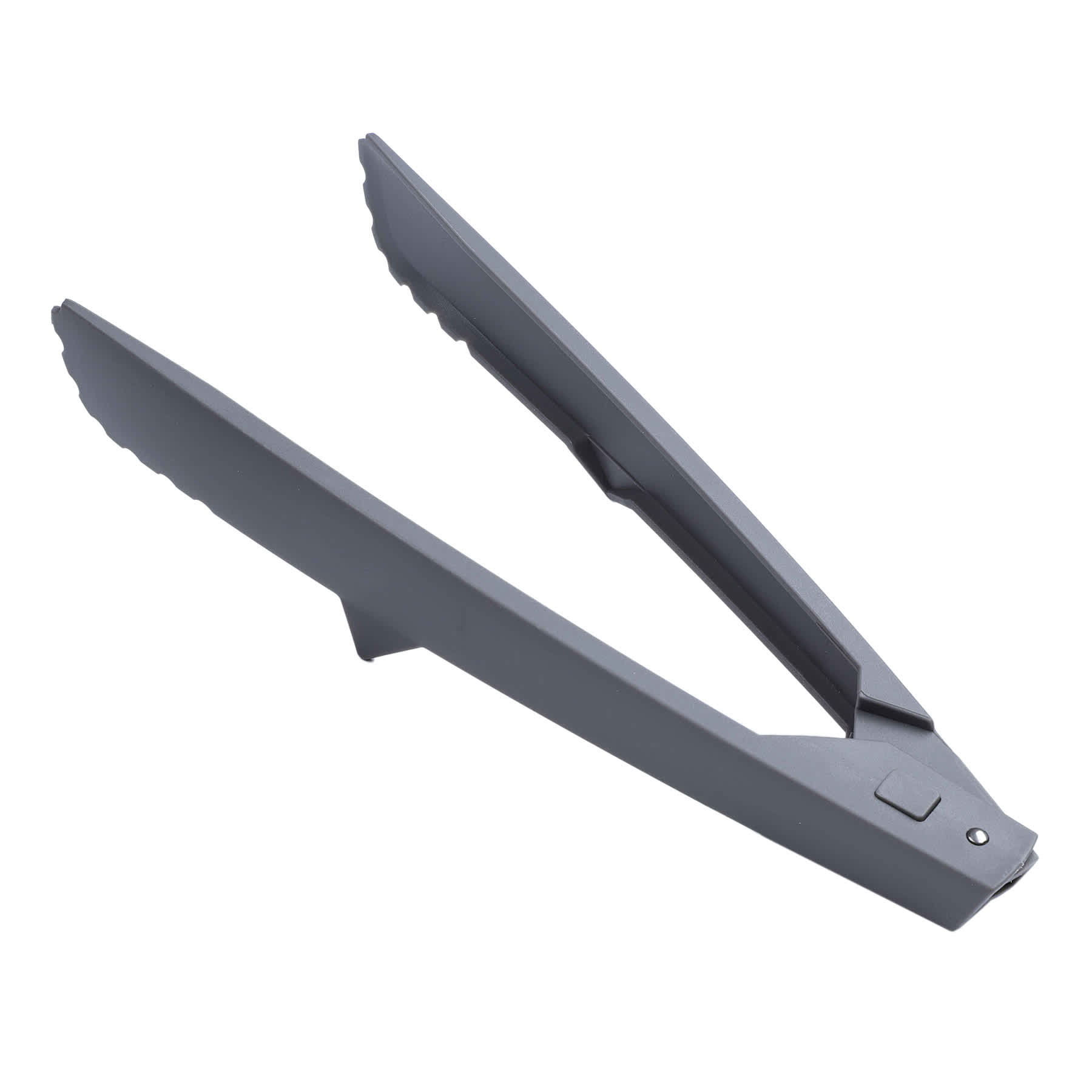 Grey Nylon Kitchen Tongs