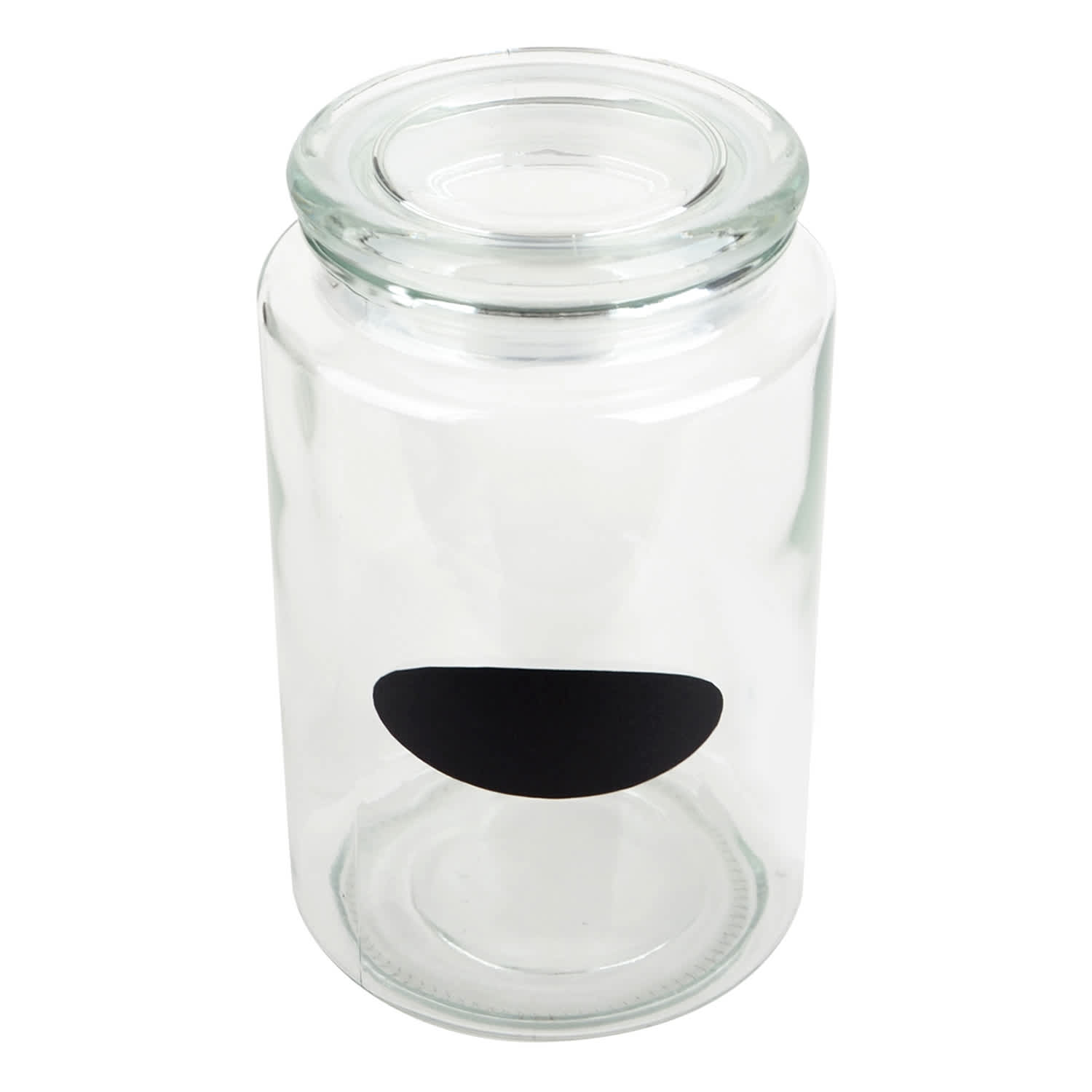 Glass Canister with Chalk Label, 85oz