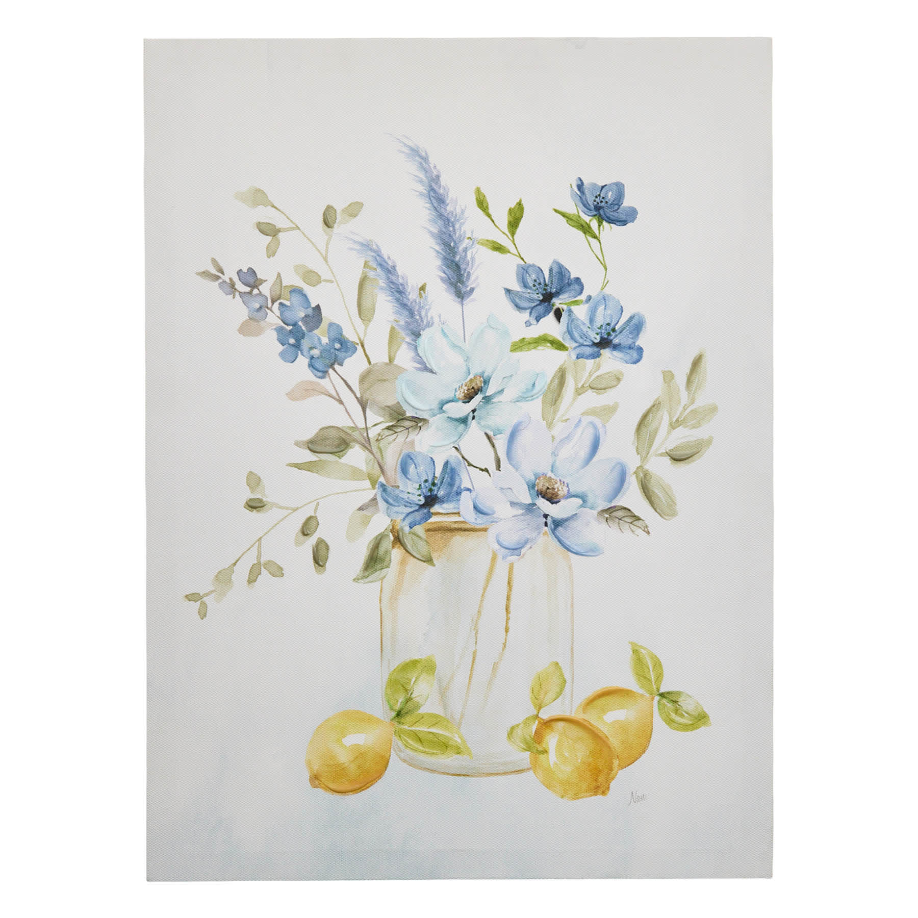 Providence Floral Canvas Wall Art, 12x16