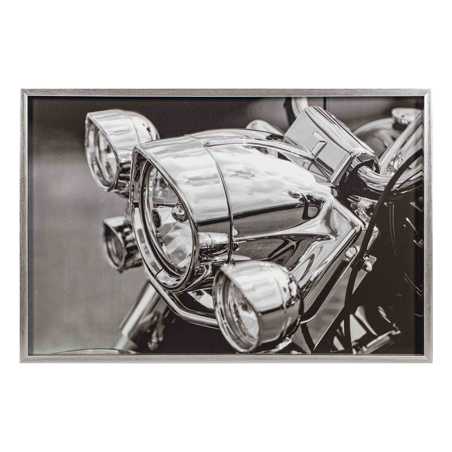 Framed Car Lights Canvas Wall Art, 24x36