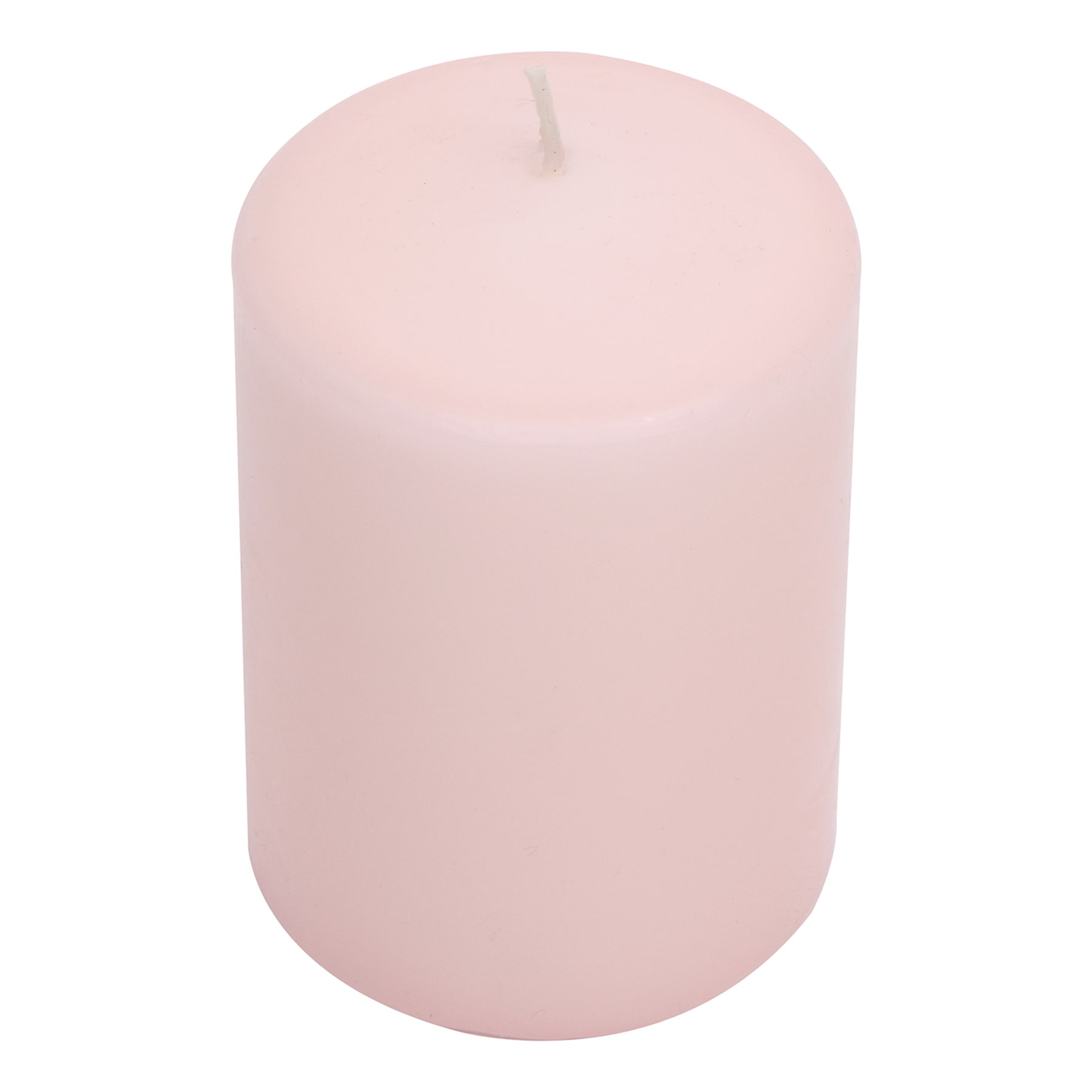 Light Pink Unscented Overdip Pillar Candle, 2.8x4
