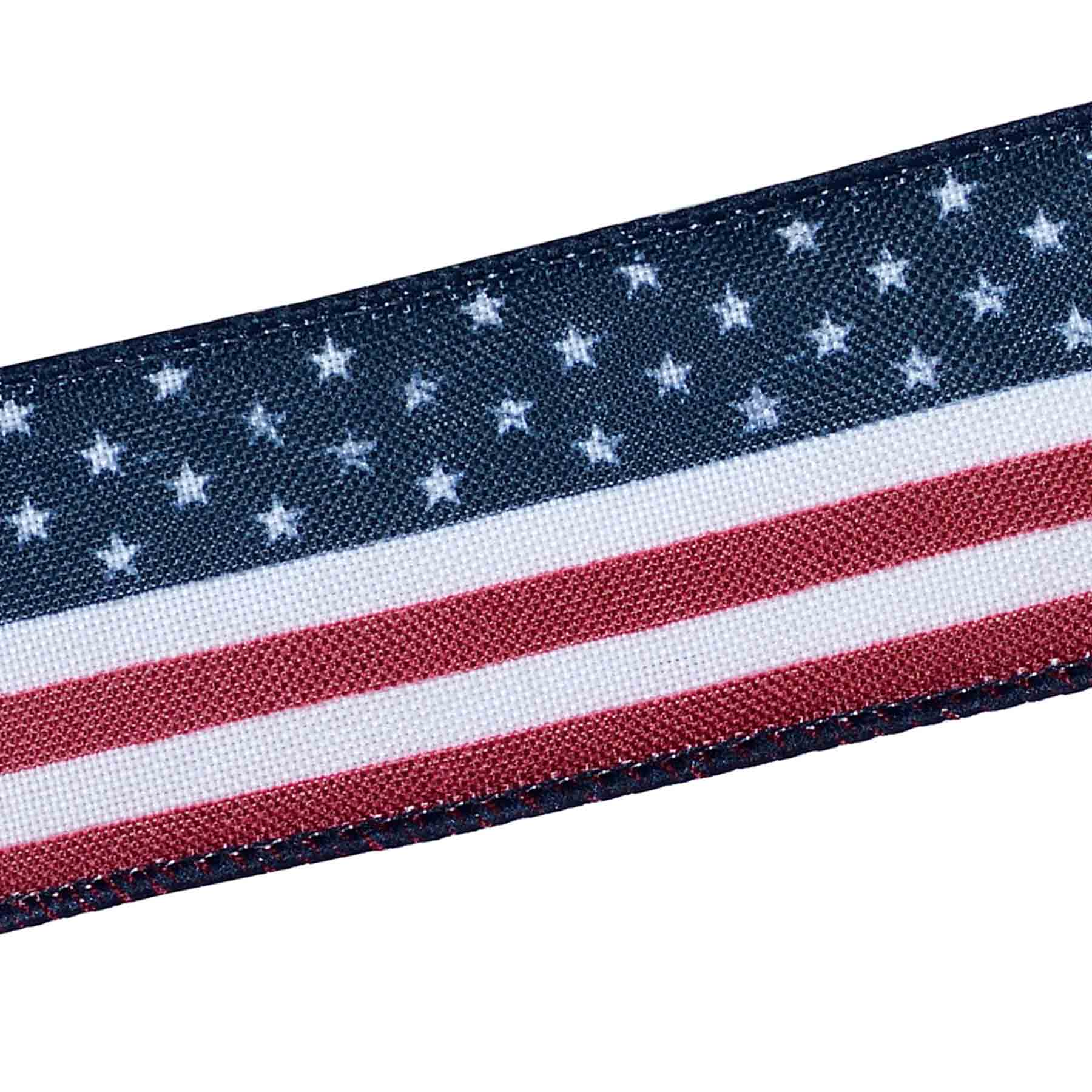 American Flag Striped Wired Ribbon