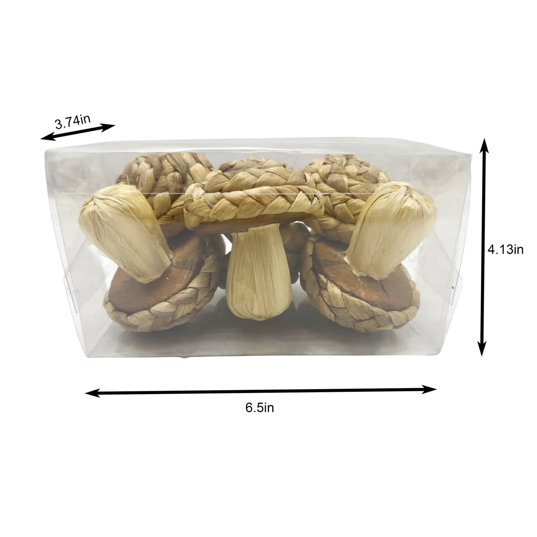 Honeybloom 6-Piece Woven Mushrooms in Box