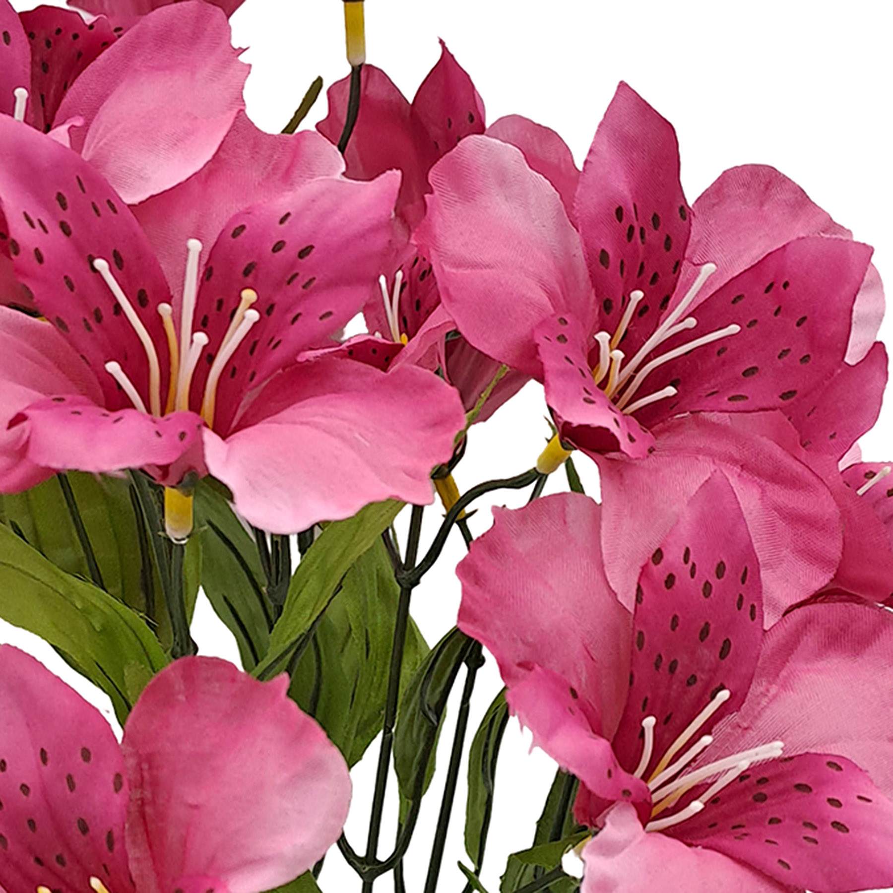 Pink Alstroemeria Bush, 18"