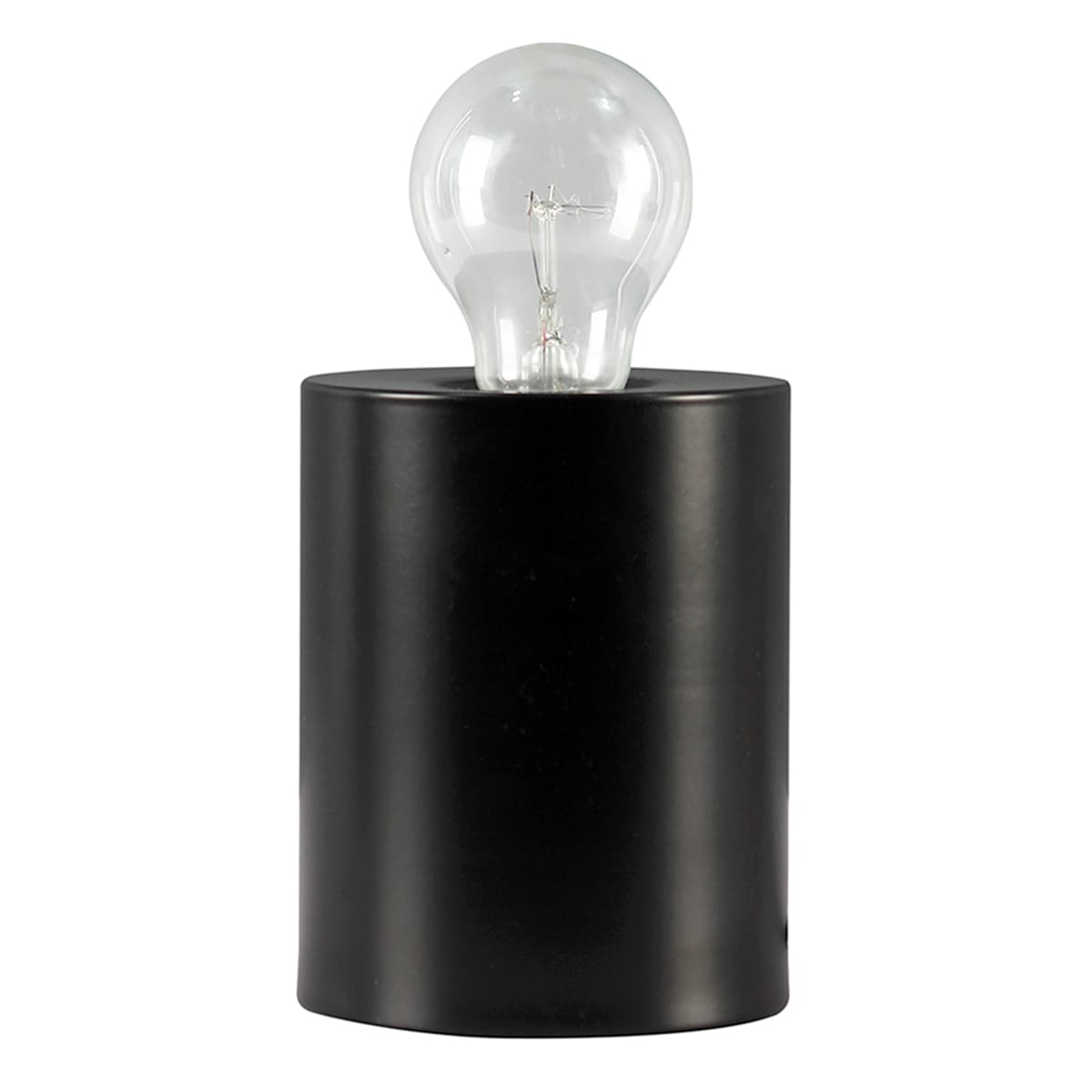 Black Metal Uplight Base, 5"
