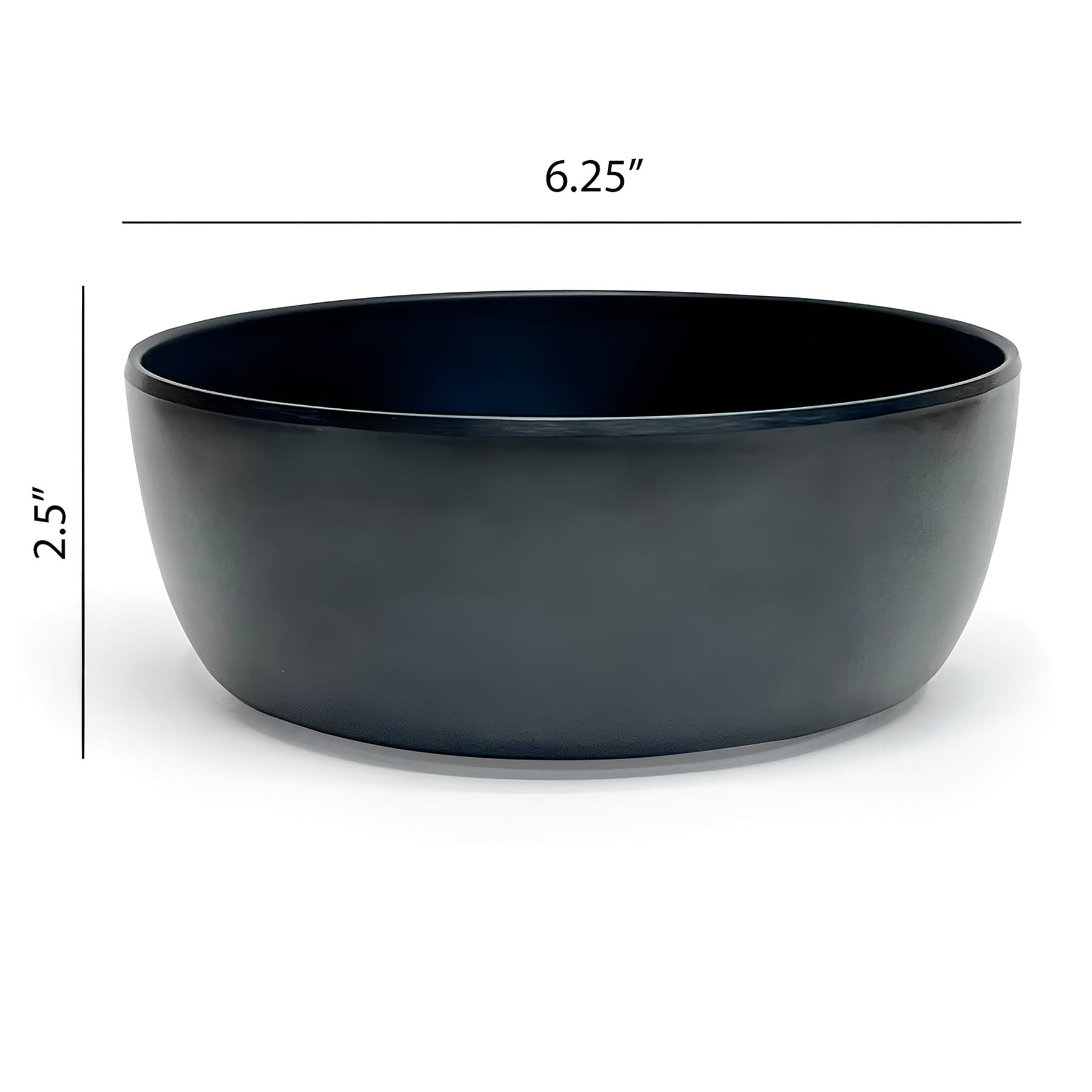 Minto Matte Black Dinner Bowl