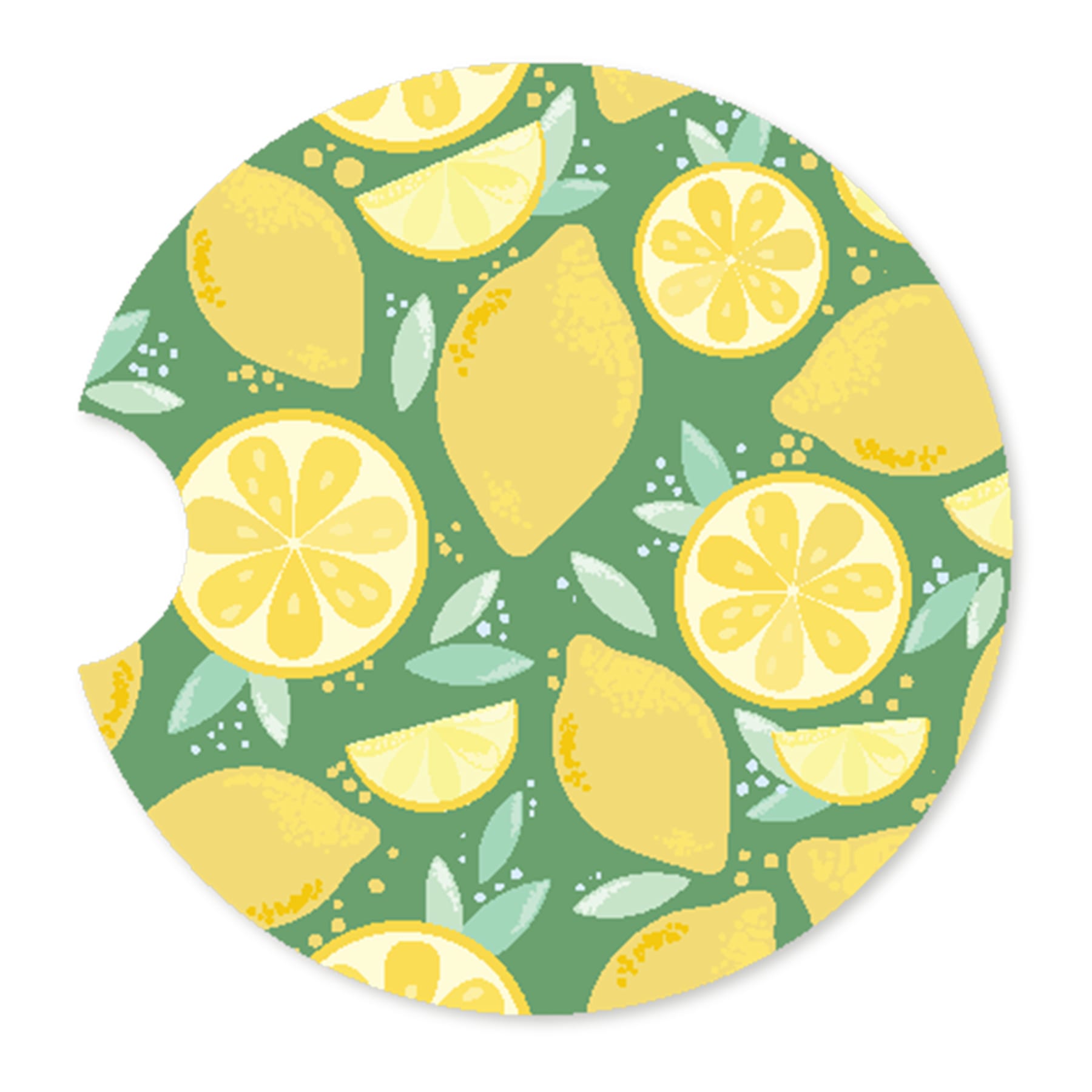 2-Pack Lemons Car Coasters