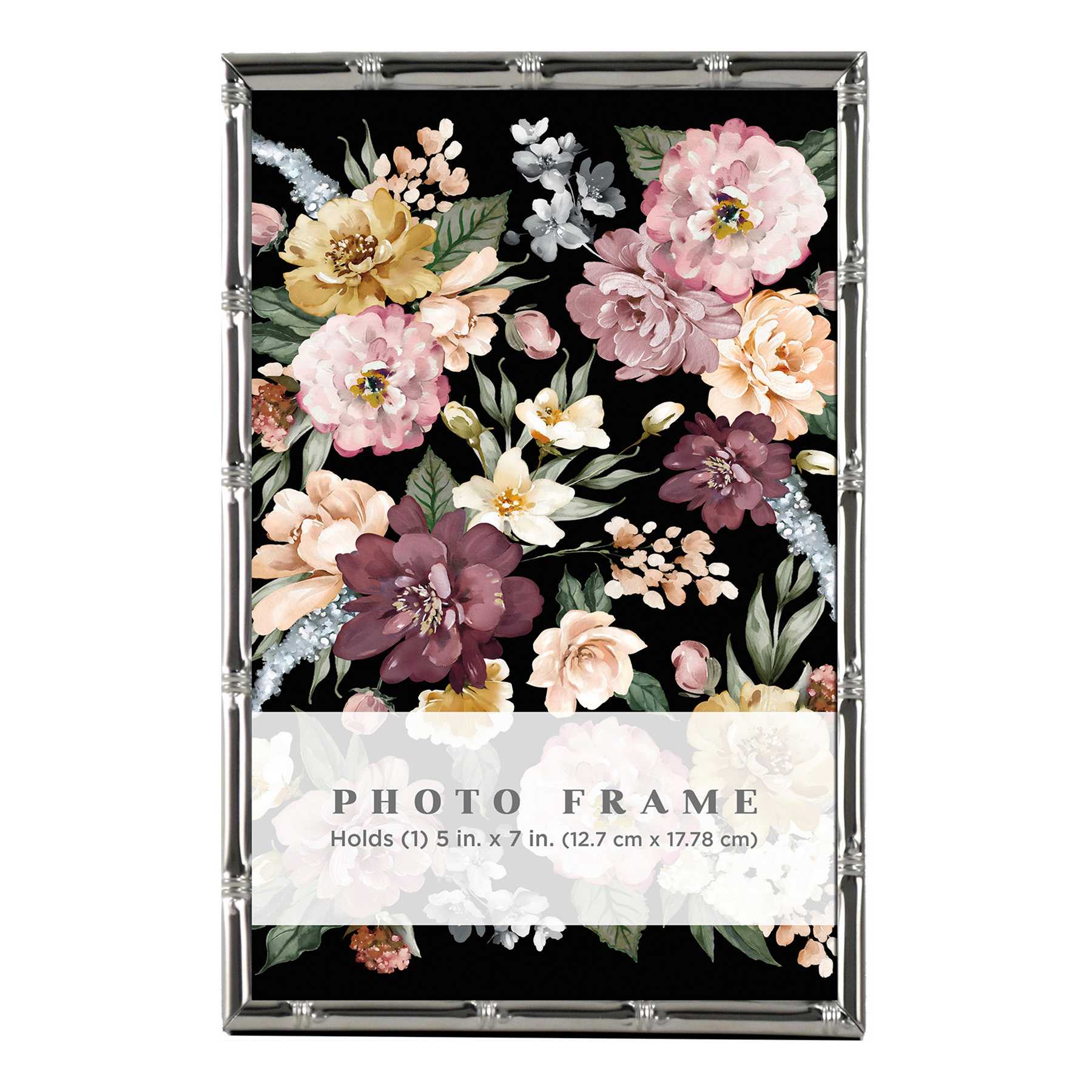 Silver Metal Tabletop Frame, 5x7