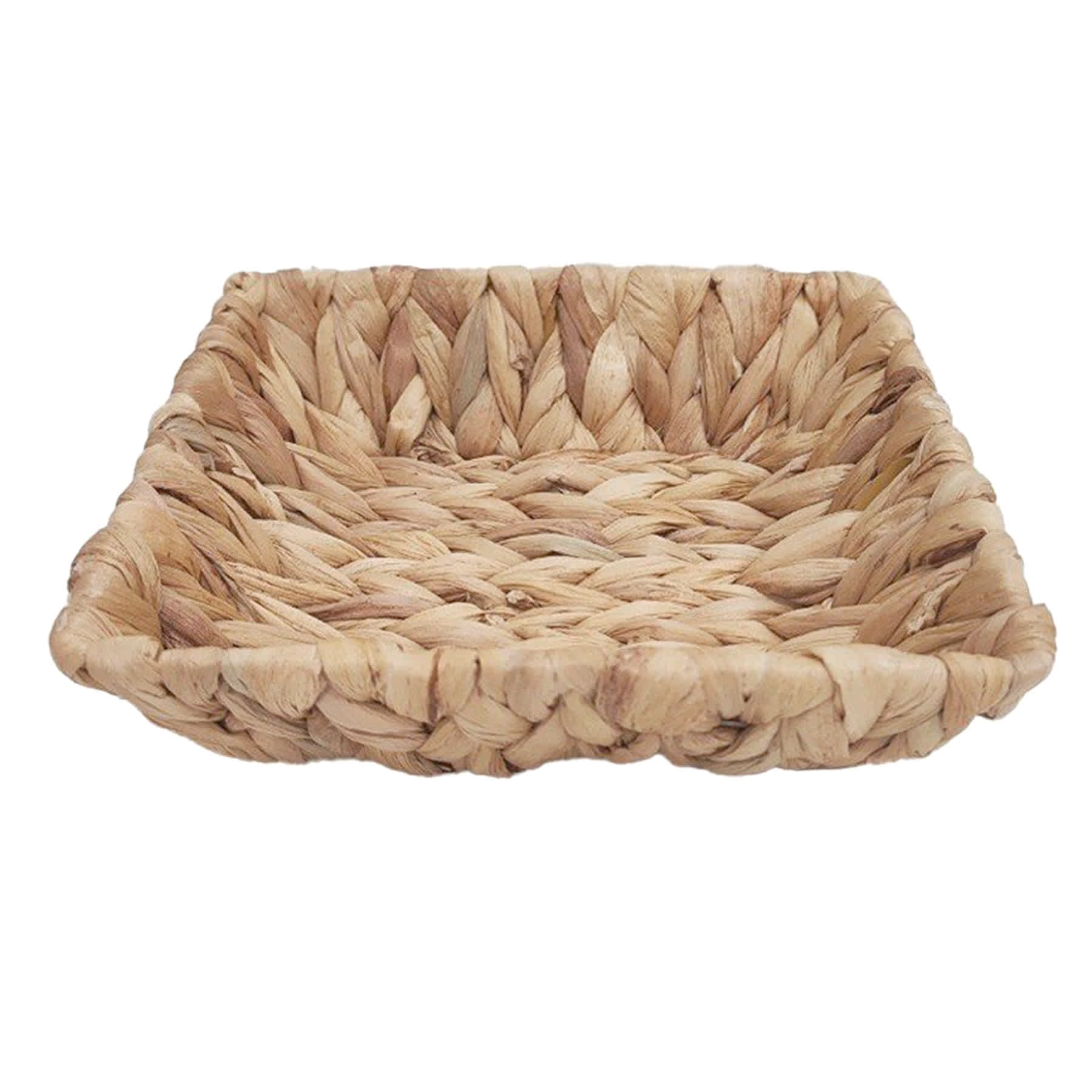 Square Water Hyacinth Tray, 8"