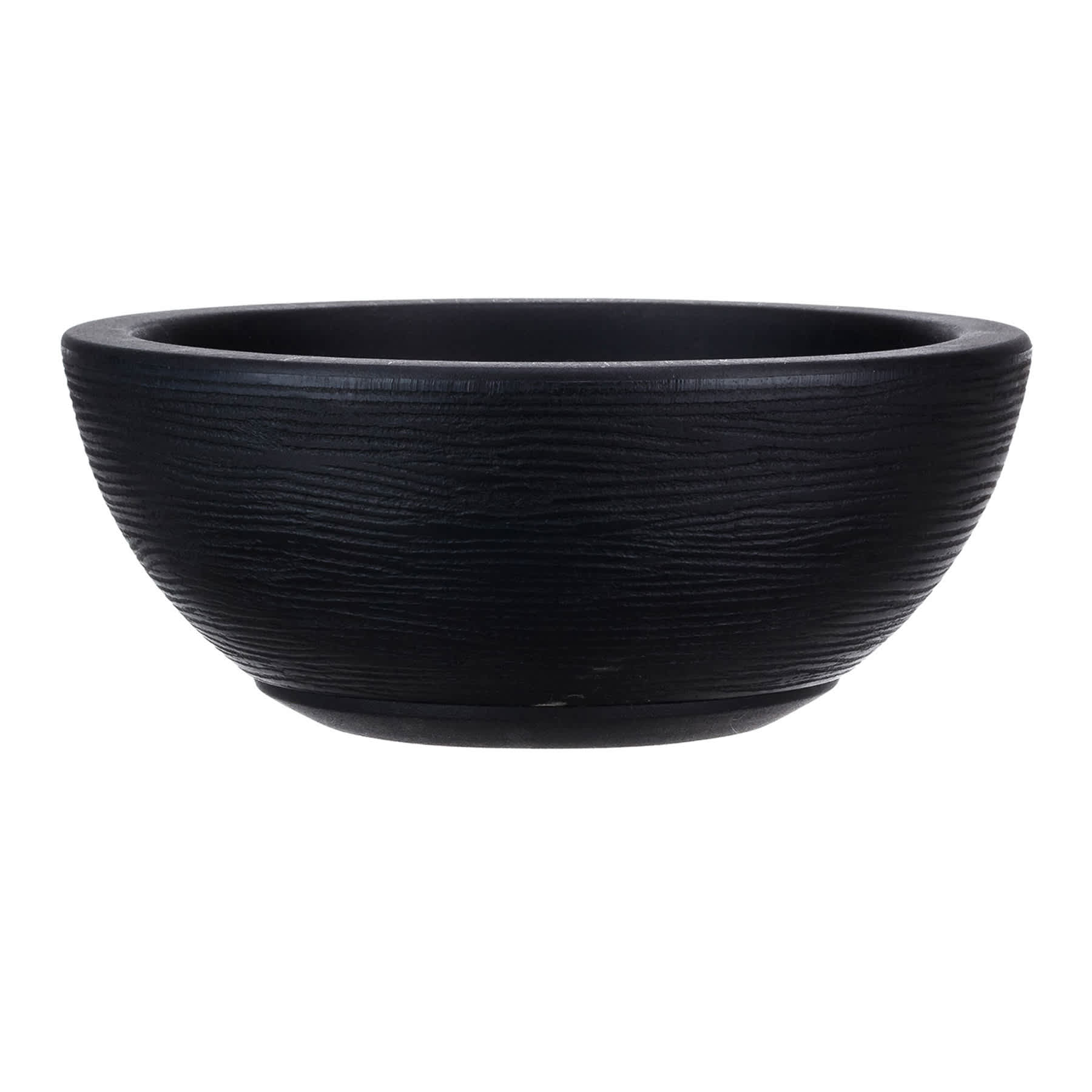 Black Bowl Outdoor Planter, Small