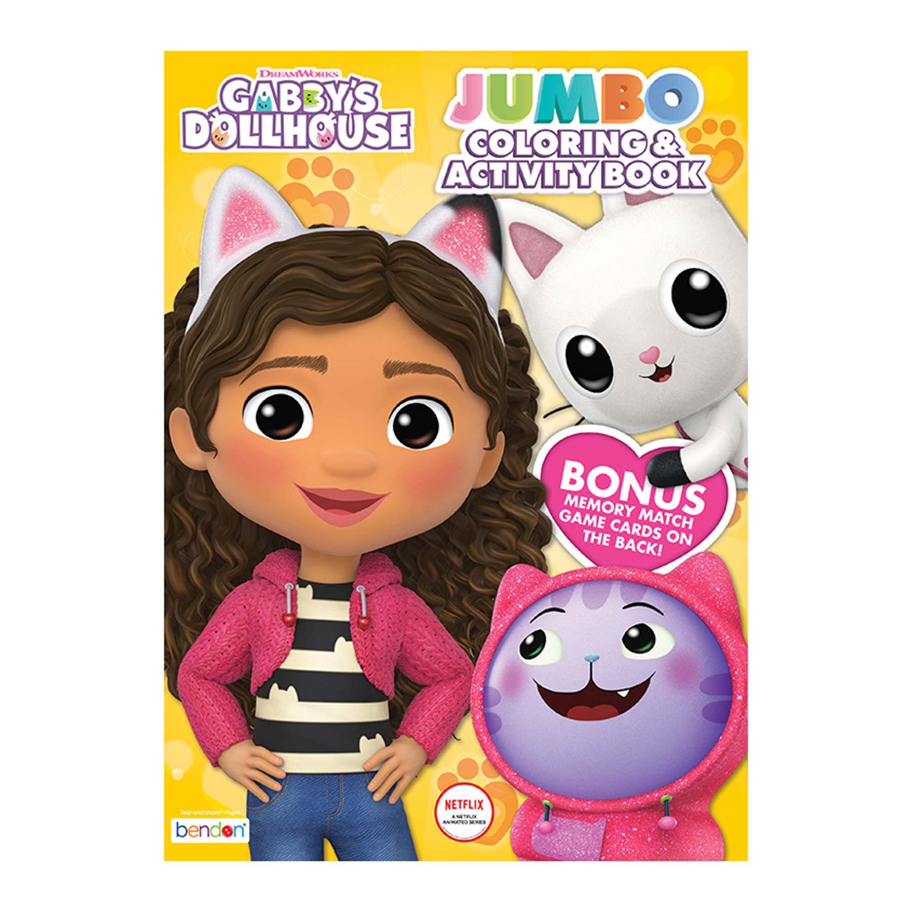 Gabby's Dollhouse Jumbo Coloring & Activity Book