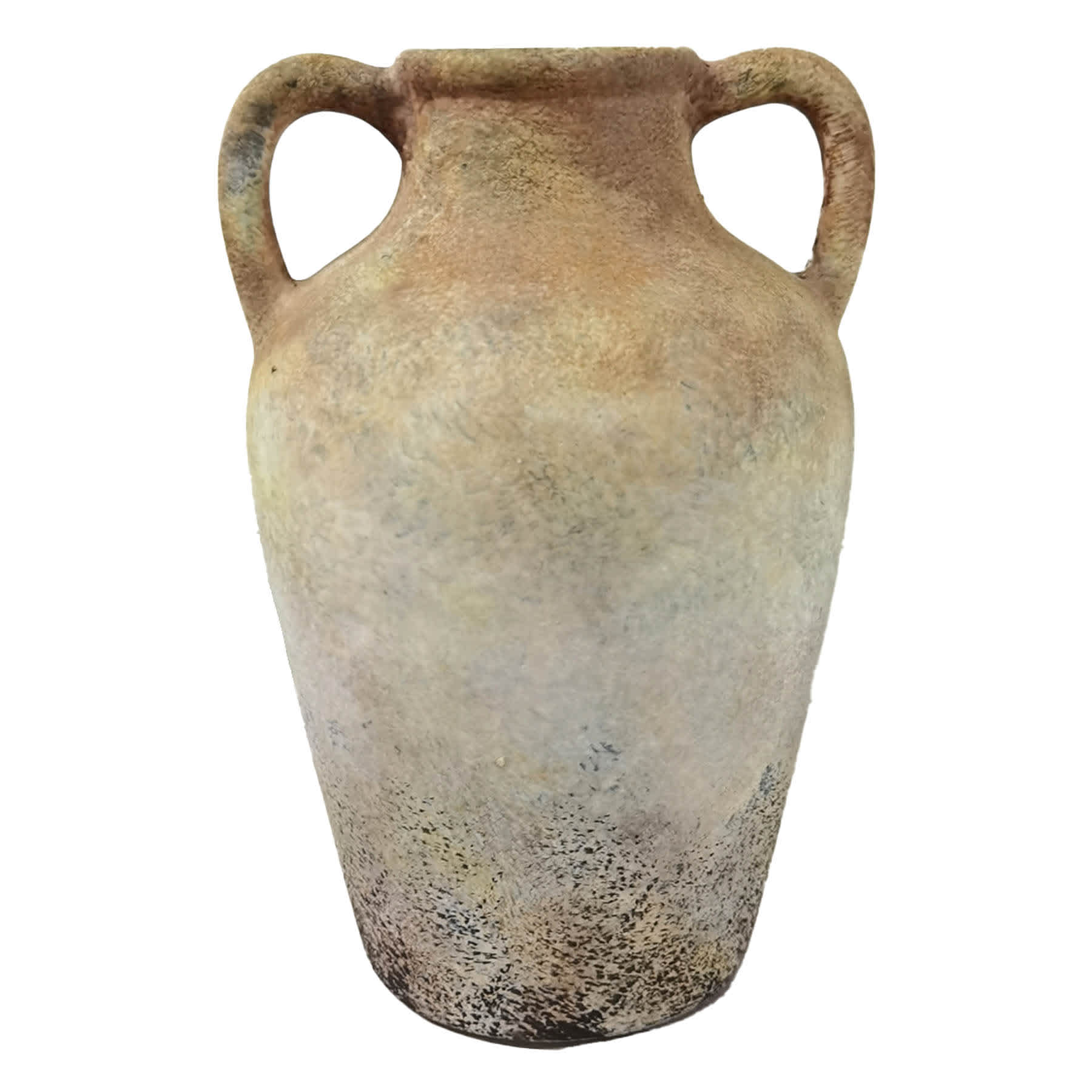 Neutral Ceramic Vase, 10.75"