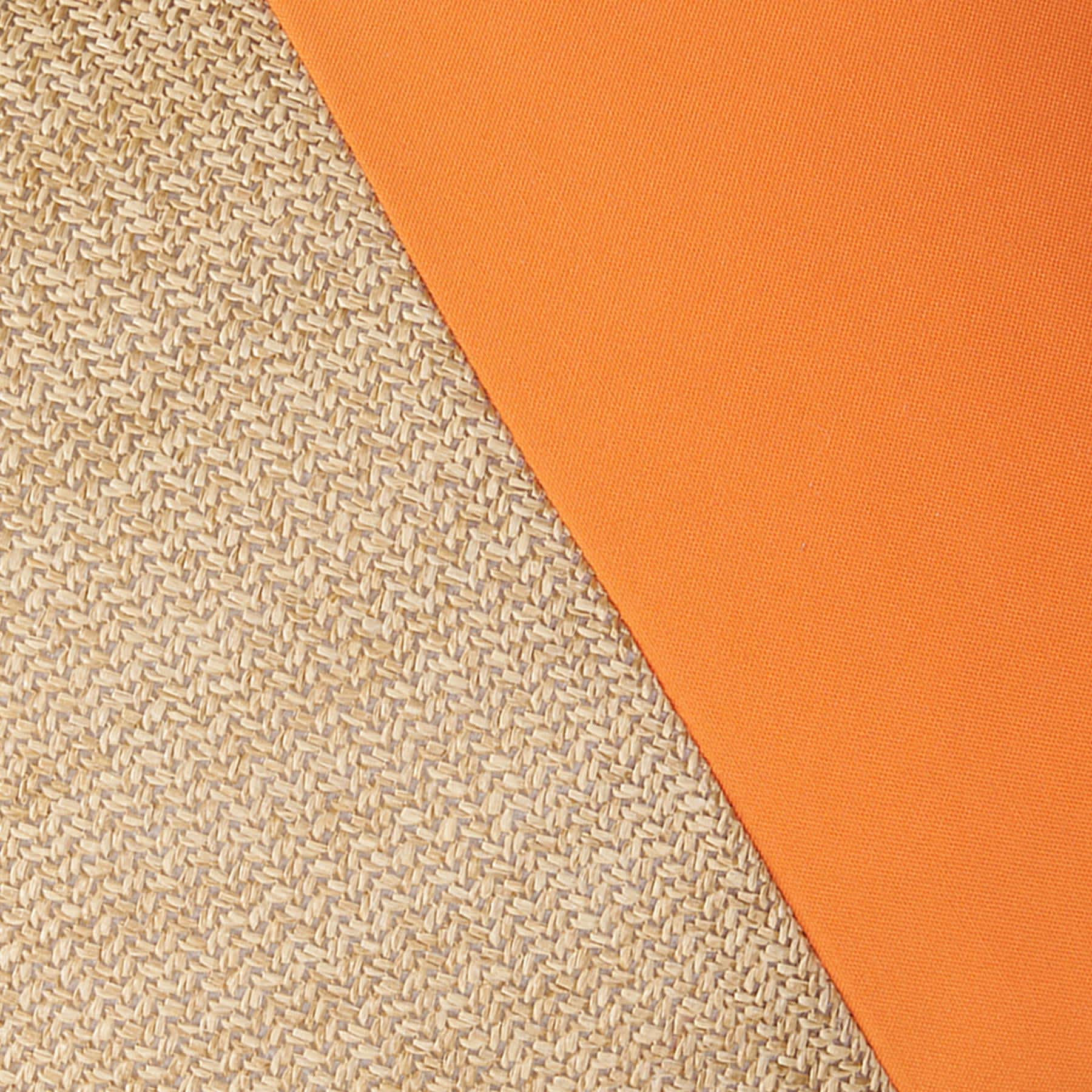 Orange Color Block Square Outdoor Throw Pillow, 18"