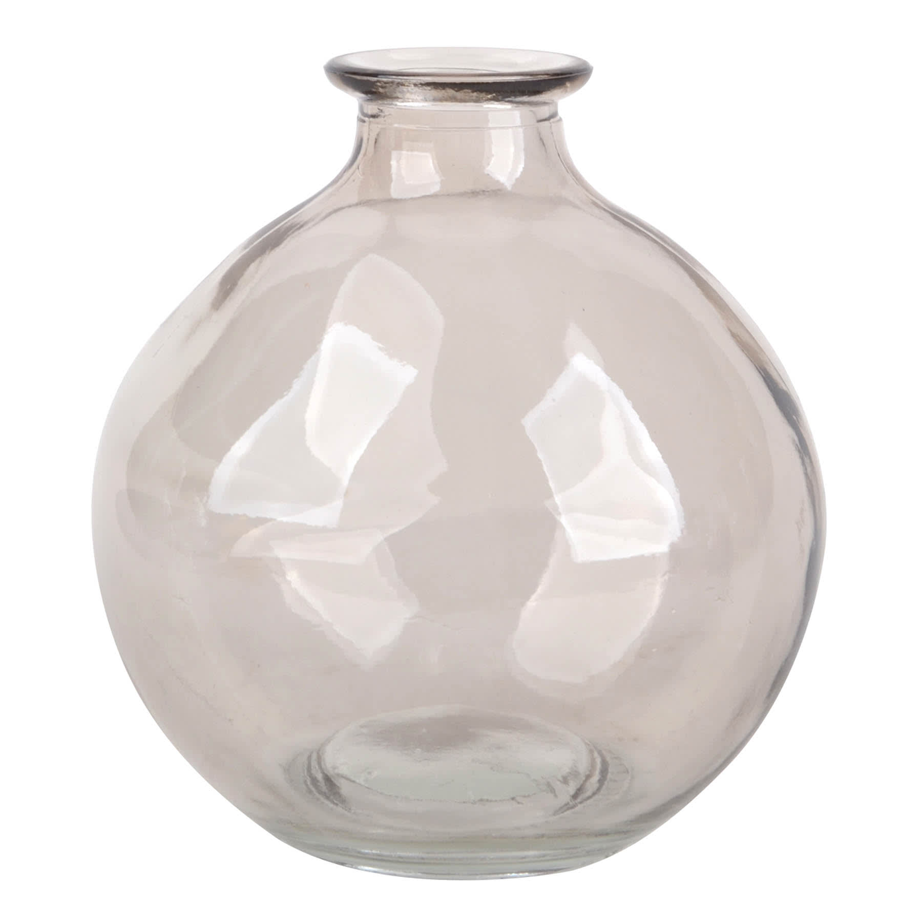 Brown Glass Bud Vase, 5"