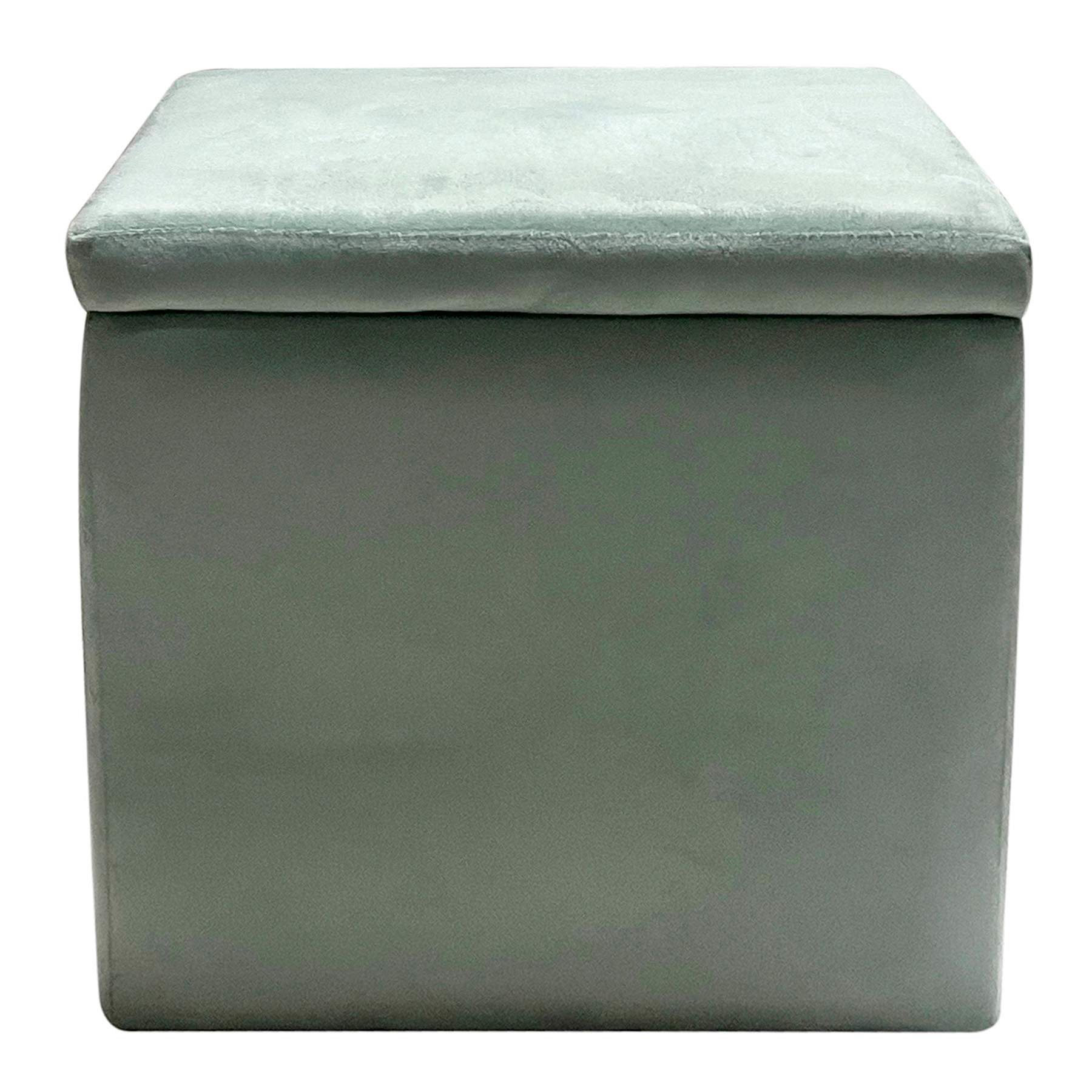 Hannah Storage Ottoman, Glacier