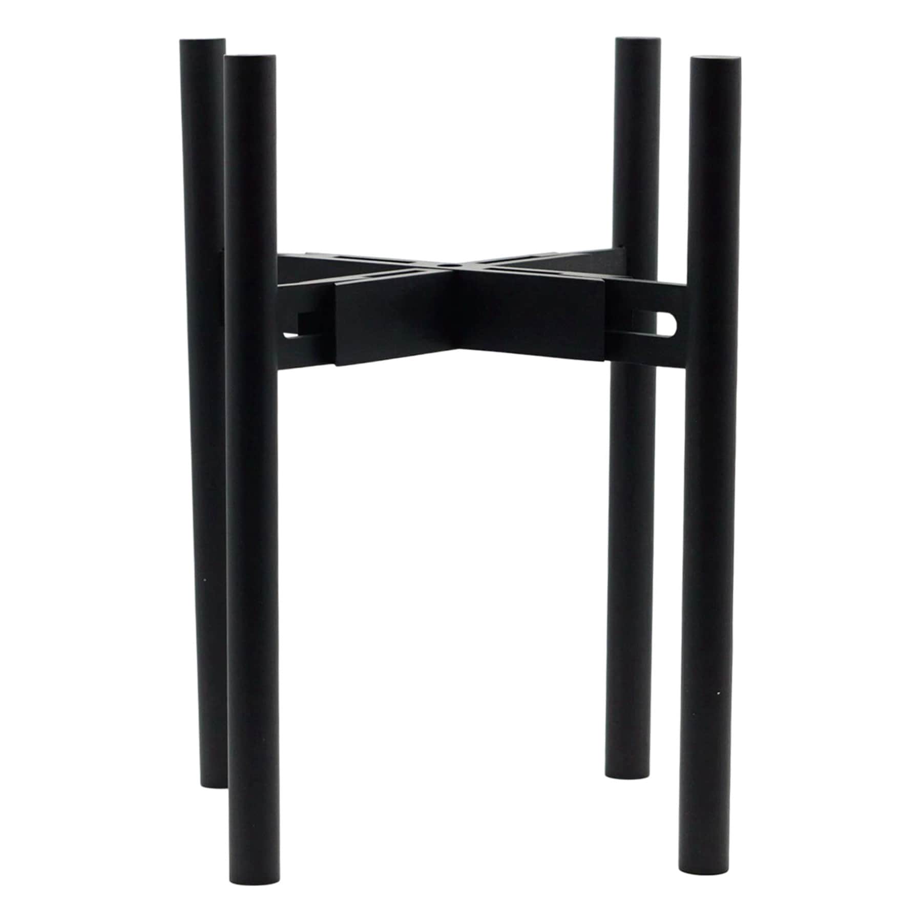 Adjustable Black Plant Stand, 16"