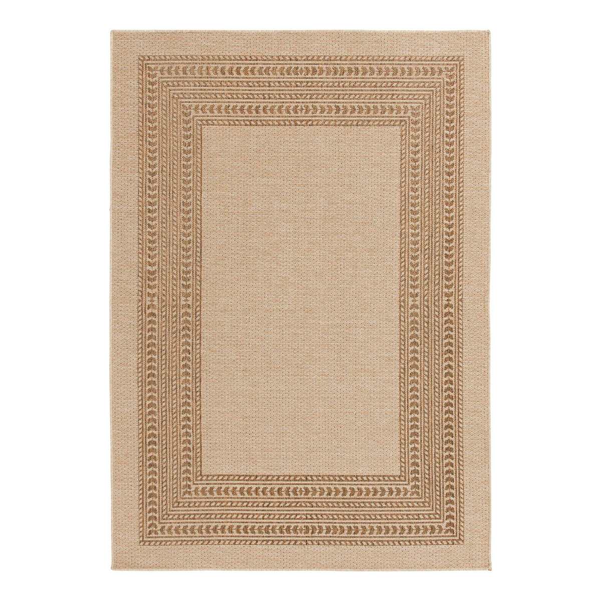 (E523) Providence Santorini Sutton Natural Outdoor Area Rug, 5x7