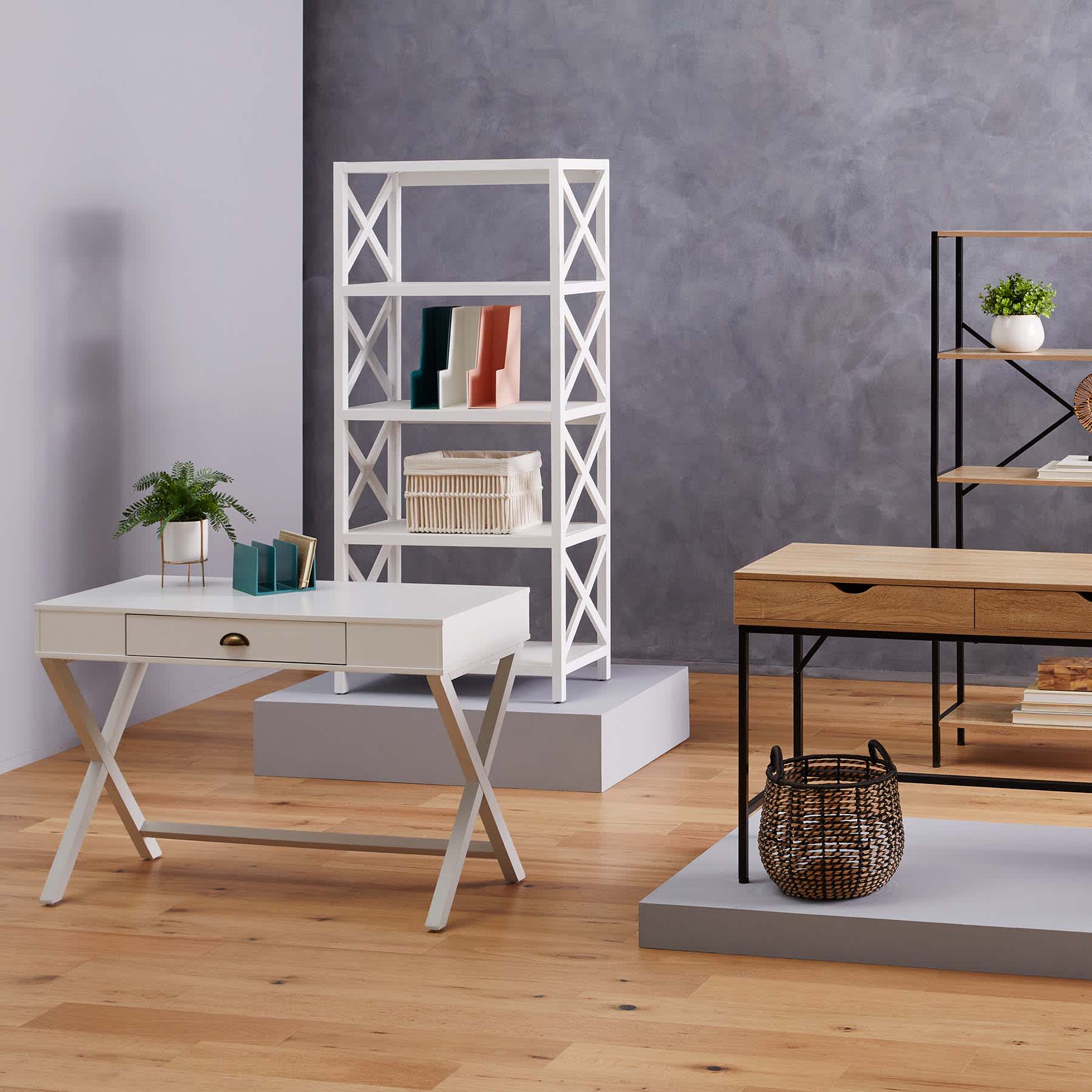 Magazine Holder, White