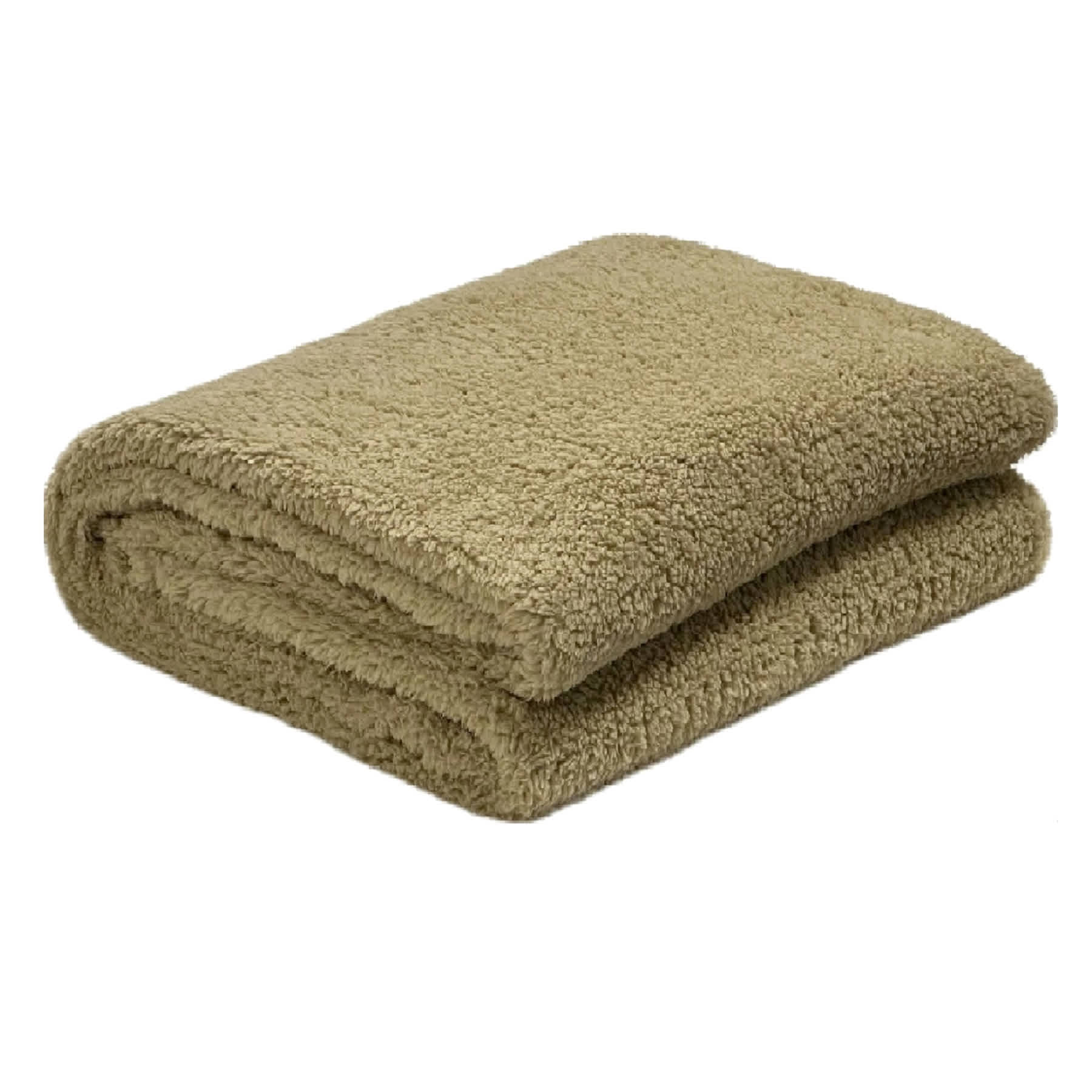 Honeybloom Brown Sherpa Throw Blanket, 50x60