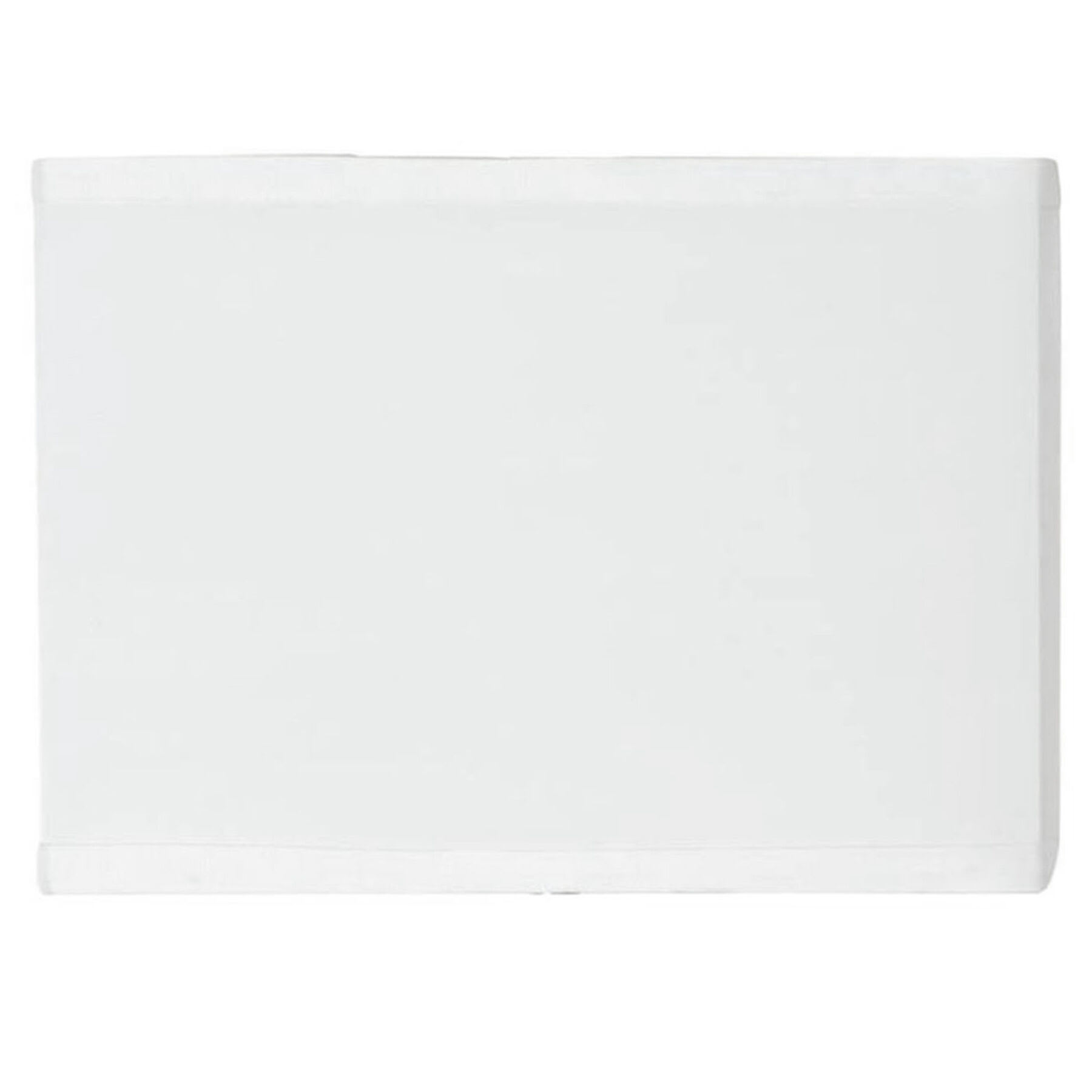 White Rectangle Small Table Lamp Shade, 12x7x9