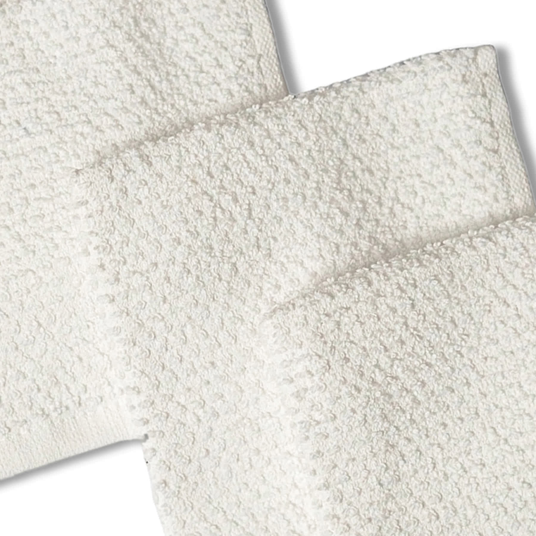 Set of 4 White Scrubber Dish Cloths