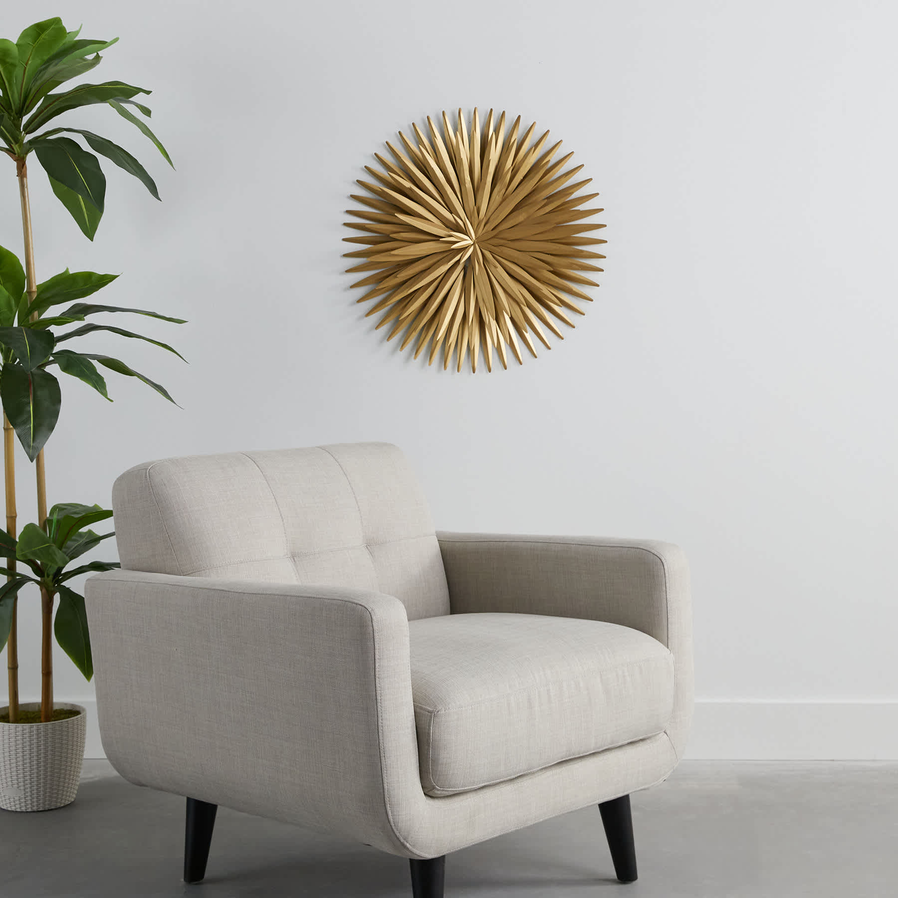 Crosby St. Gold Metal Starburst Wall Decor, 25"