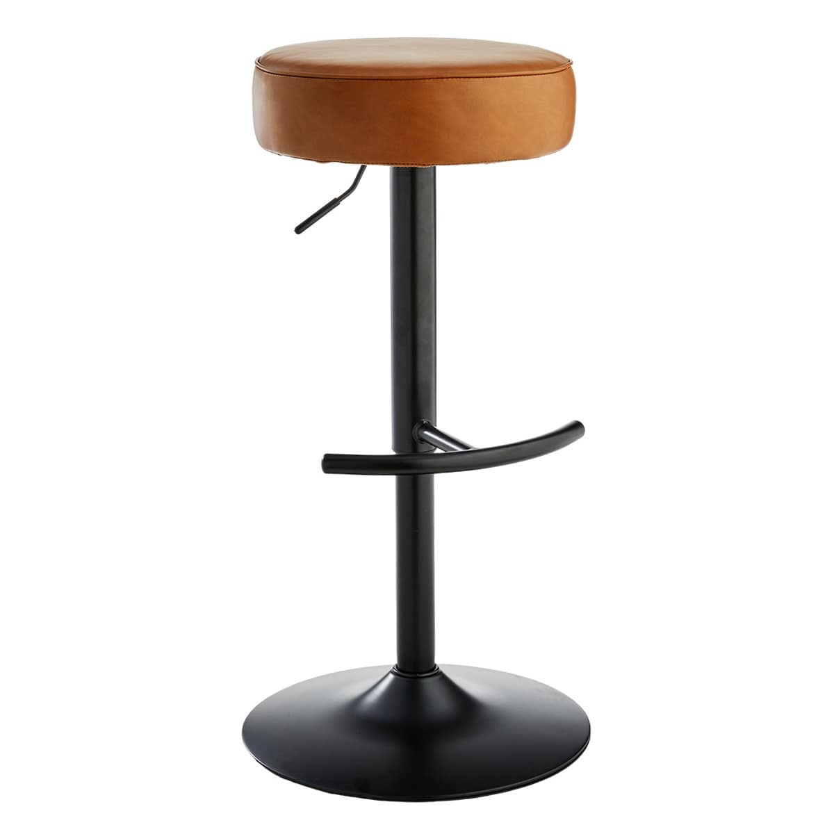 Lennox Adjustable Barstool, Cognac