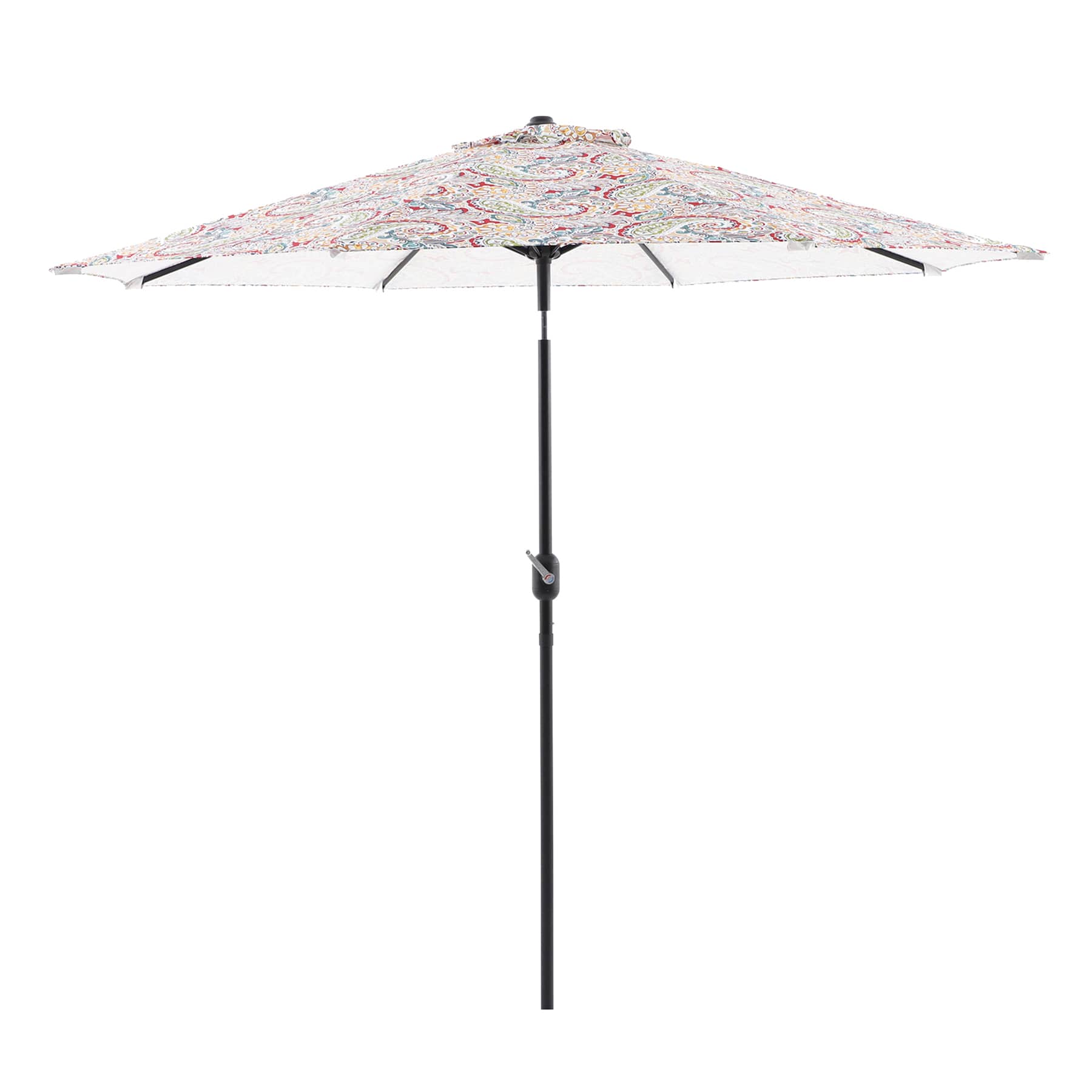 Paisley Chili Crank & Tilt Round Patio Umbrella, 9'
