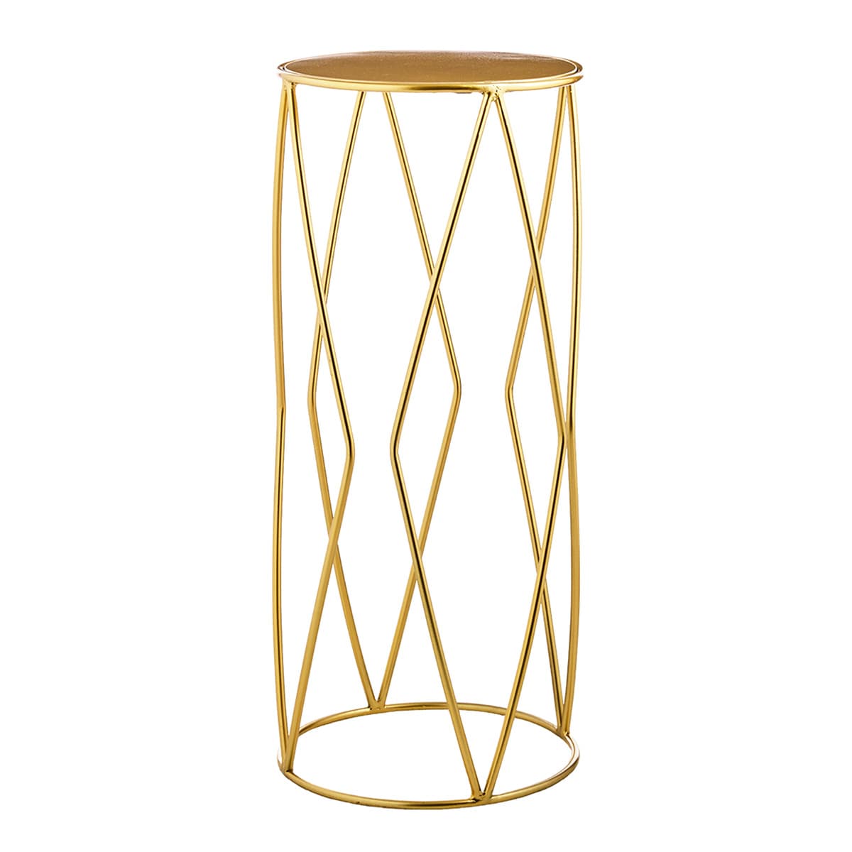 Providence Gold Metal Plant Stand, Large