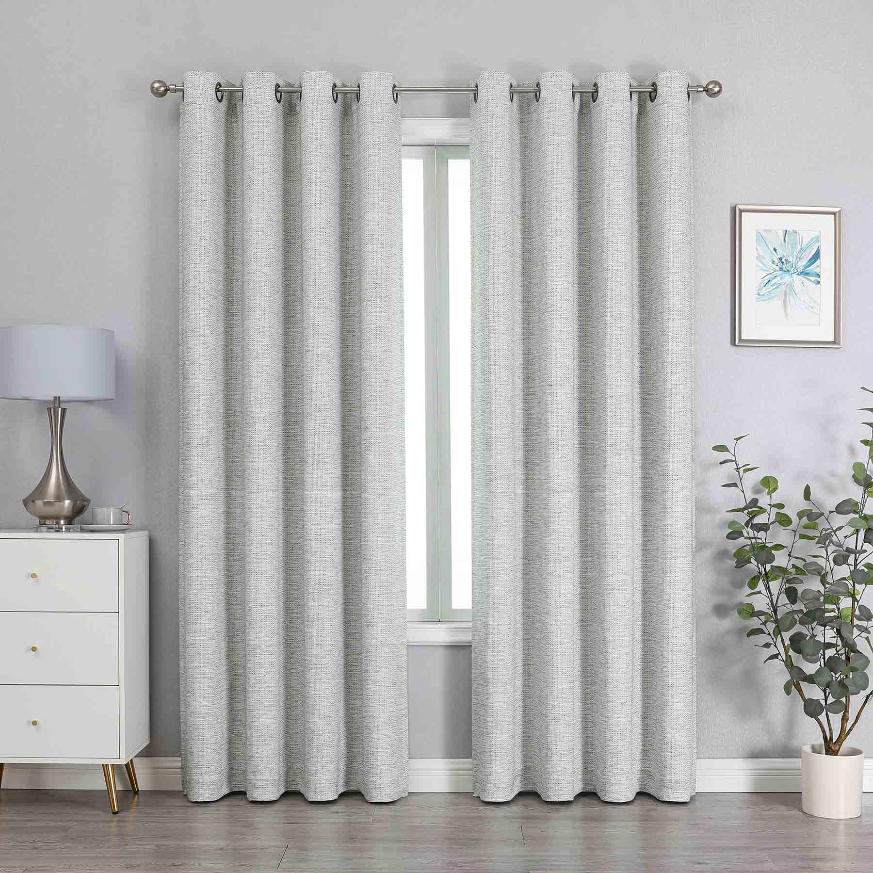 Sun Shield Green Blackout Grommet Curtain Panel, 84"