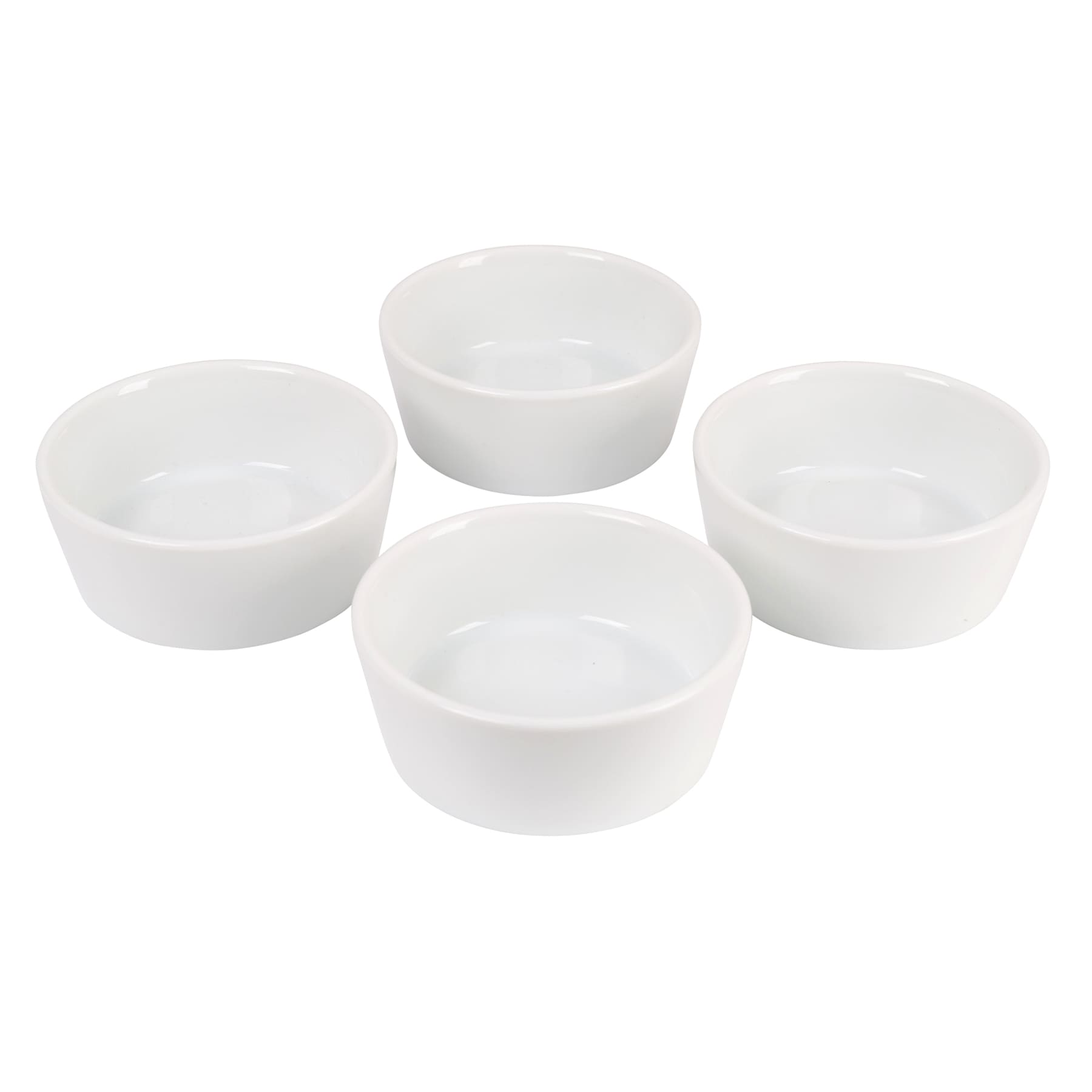 Set of 4 Mini Round Taster Bowls, 3"