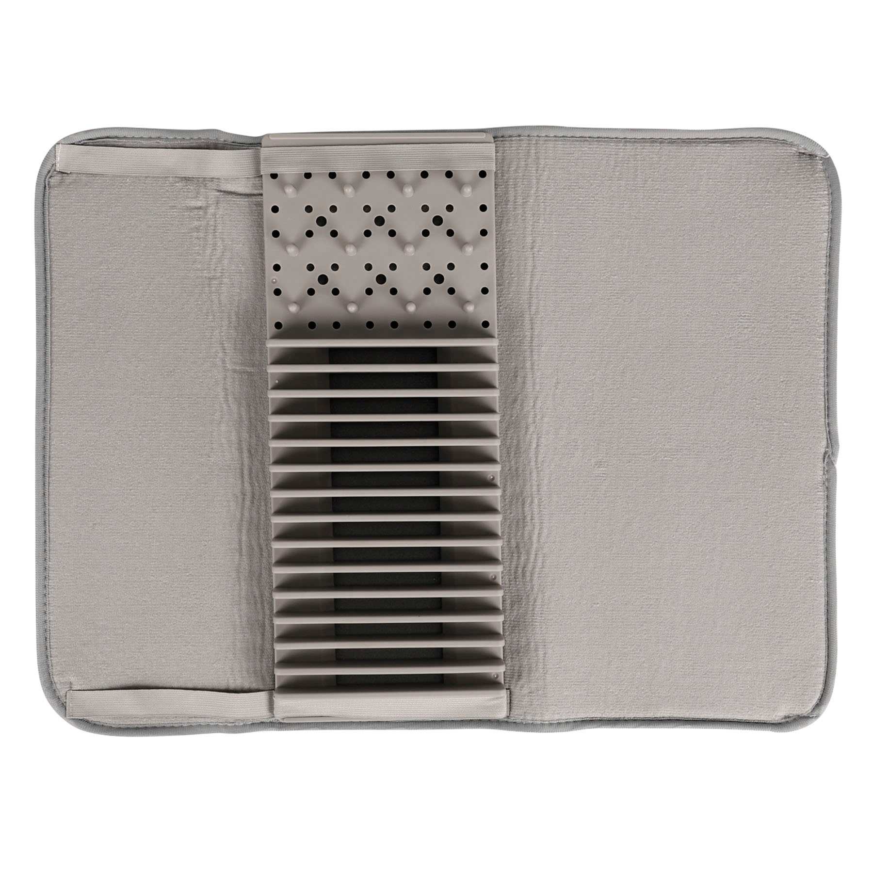 Dish Drying Mat, Grey