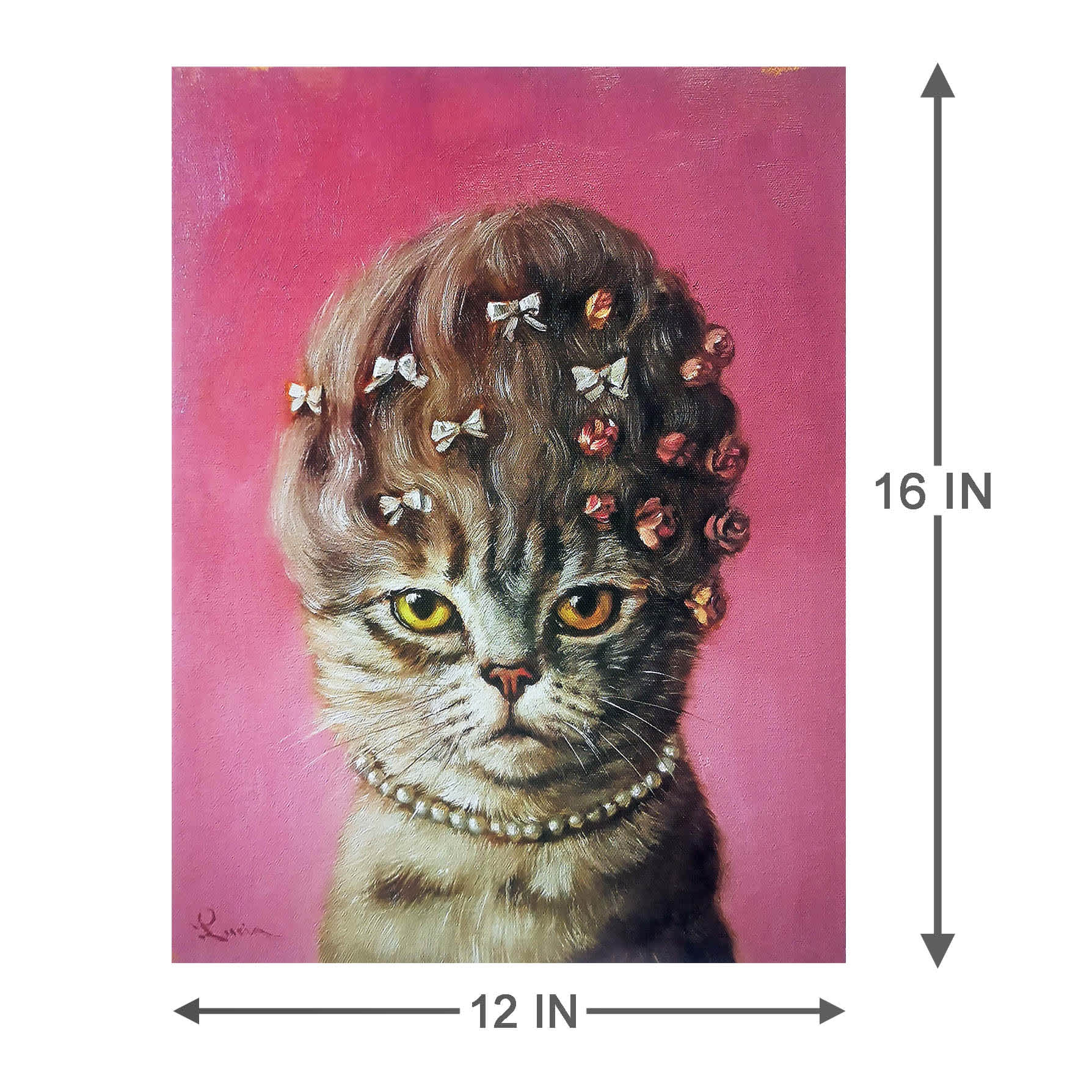 Marie Catoinette Canvas Wall Art, 12x16